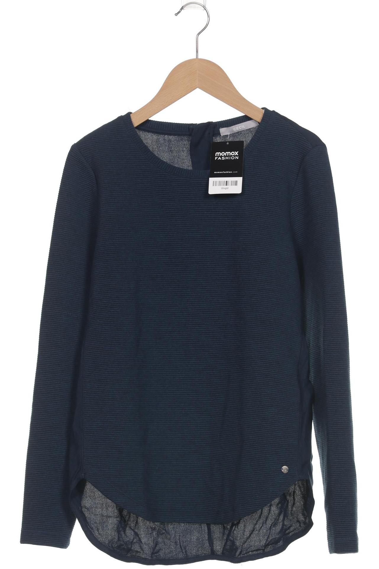 

Cecil Damen Langarmshirt, marineblau, Gr. 34