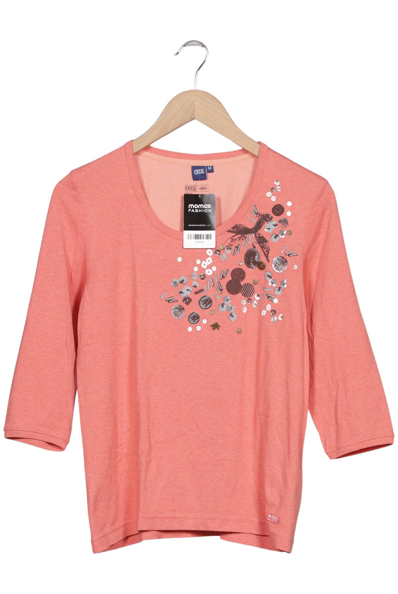 

Cecil Damen Langarmshirt, pink, Gr. 38