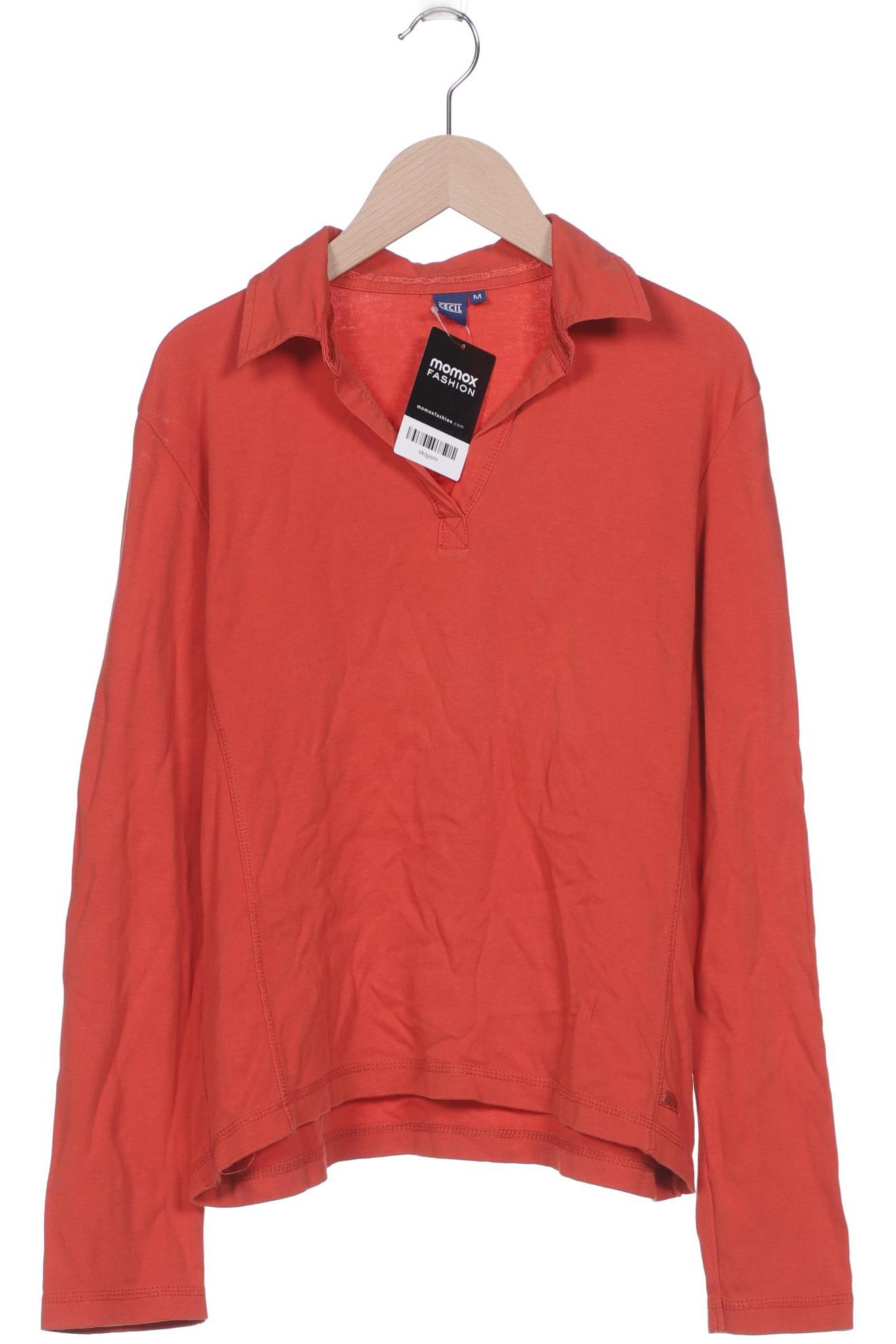 

Cecil Damen Langarmshirt, orange, Gr. 38