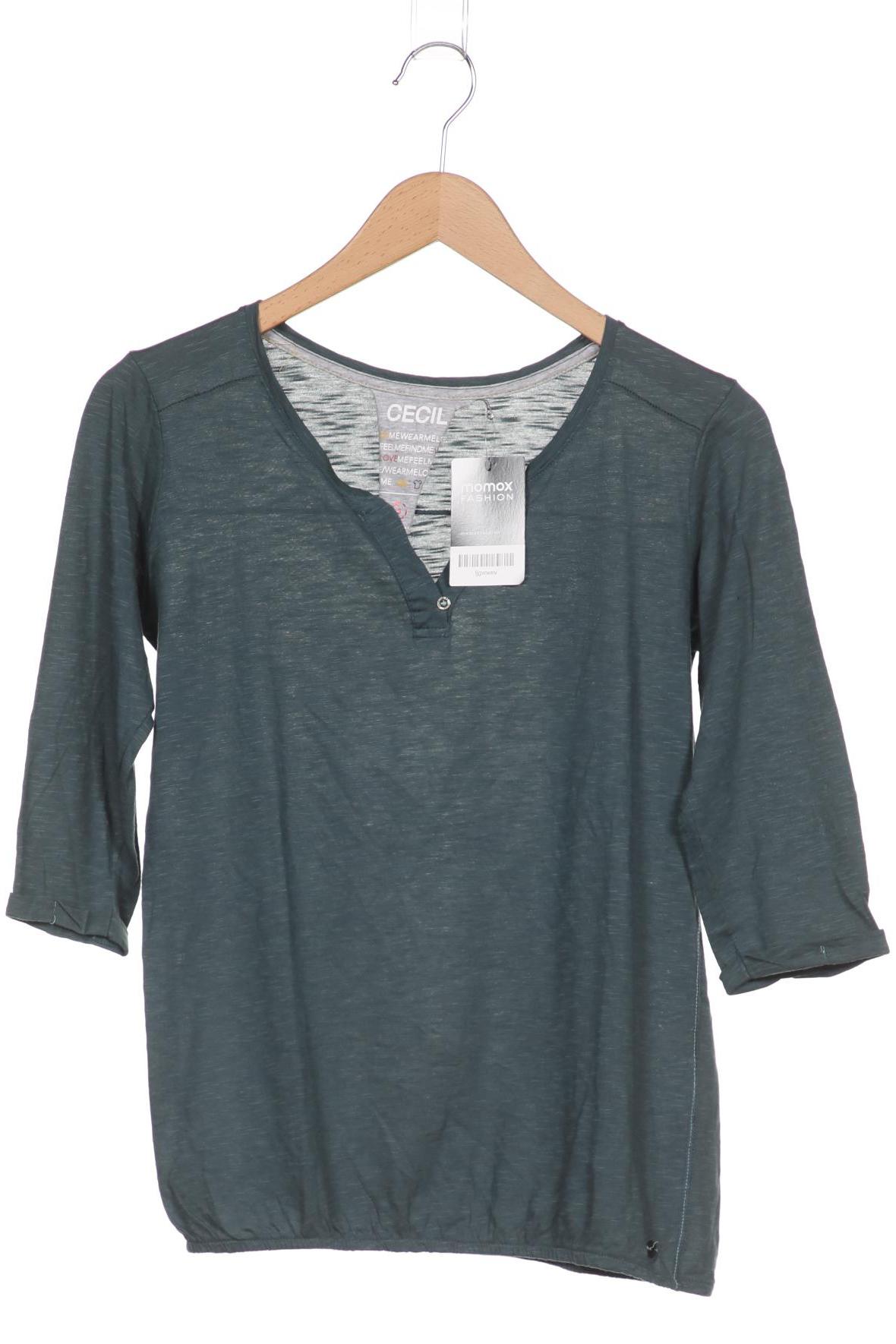 

Cecil Damen Langarmshirt, grün, Gr. 36