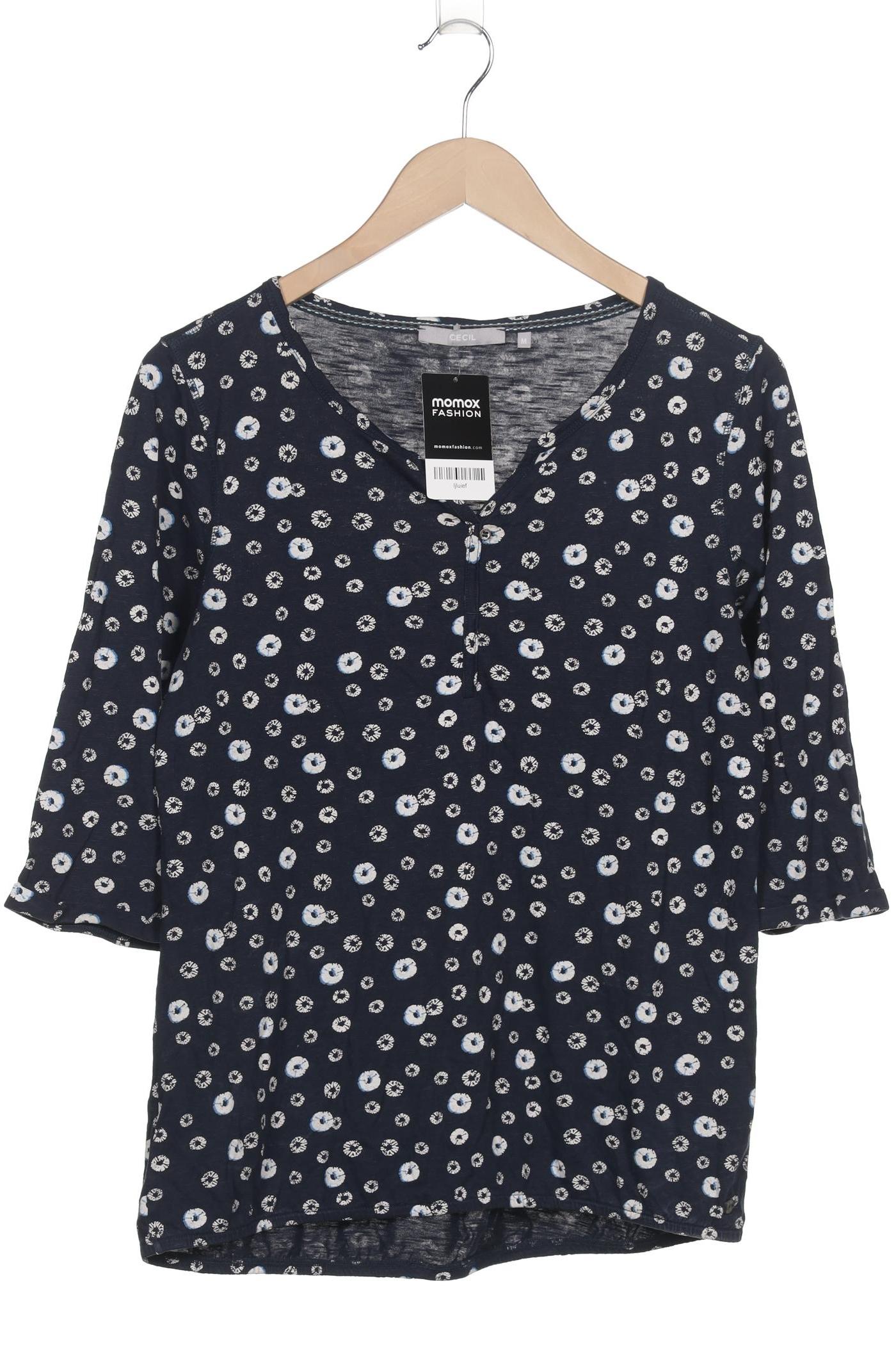

Cecil Damen Langarmshirt, marineblau, Gr. 38