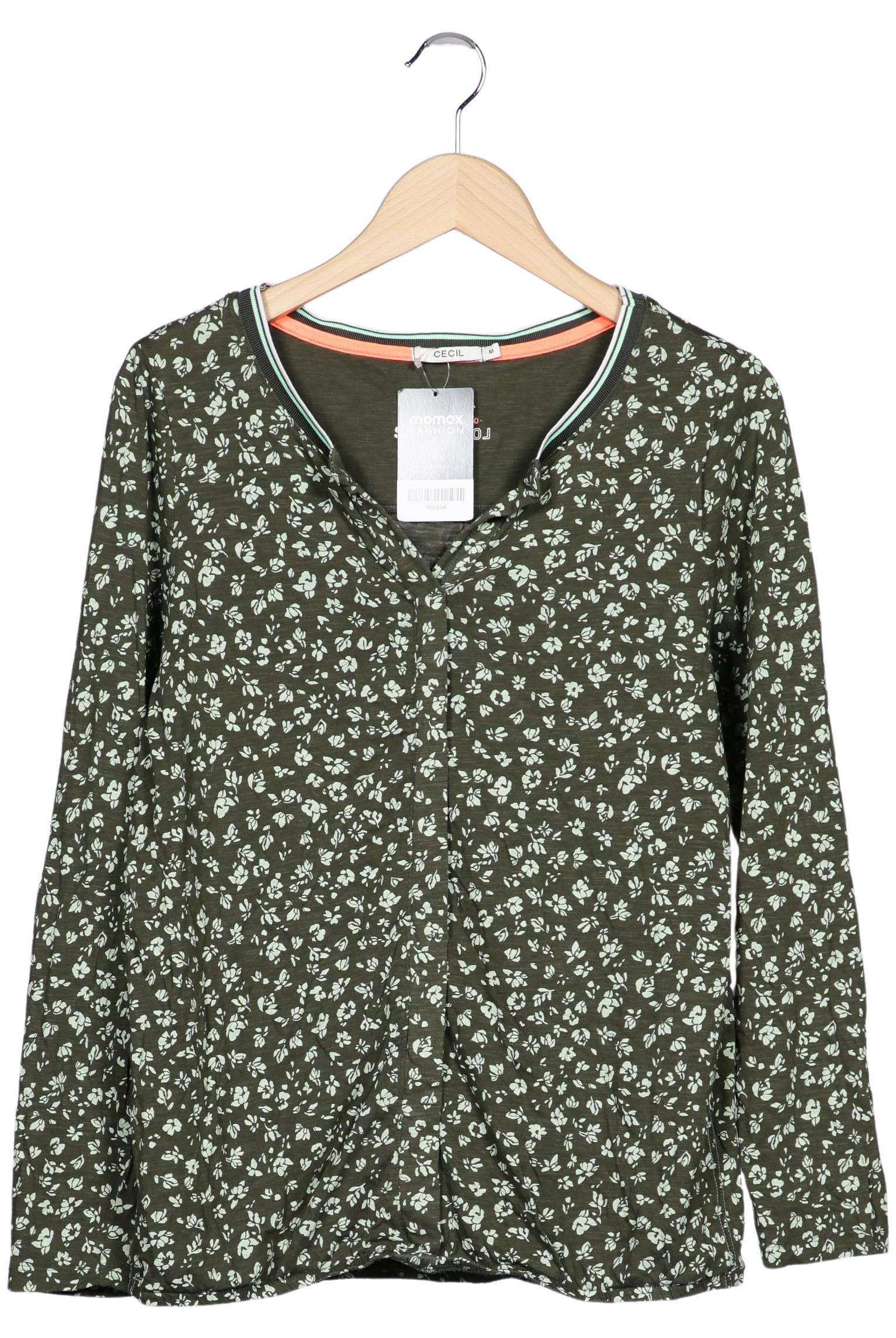 

Cecil Damen Langarmshirt, grün, Gr. 38