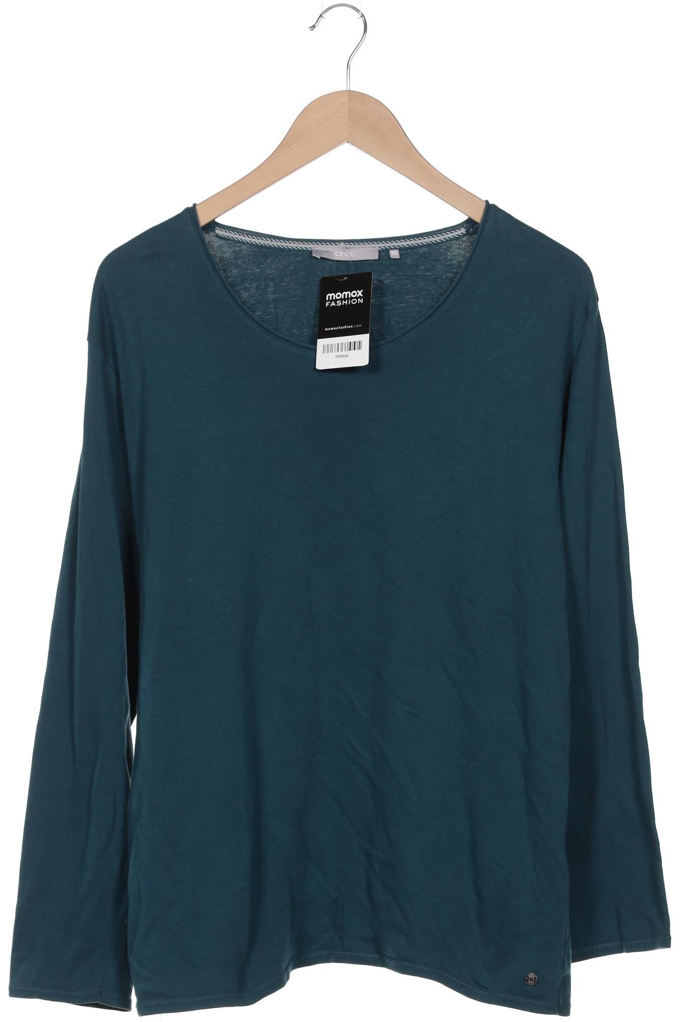 

Cecil Damen Langarmshirt, türkis, Gr. 46