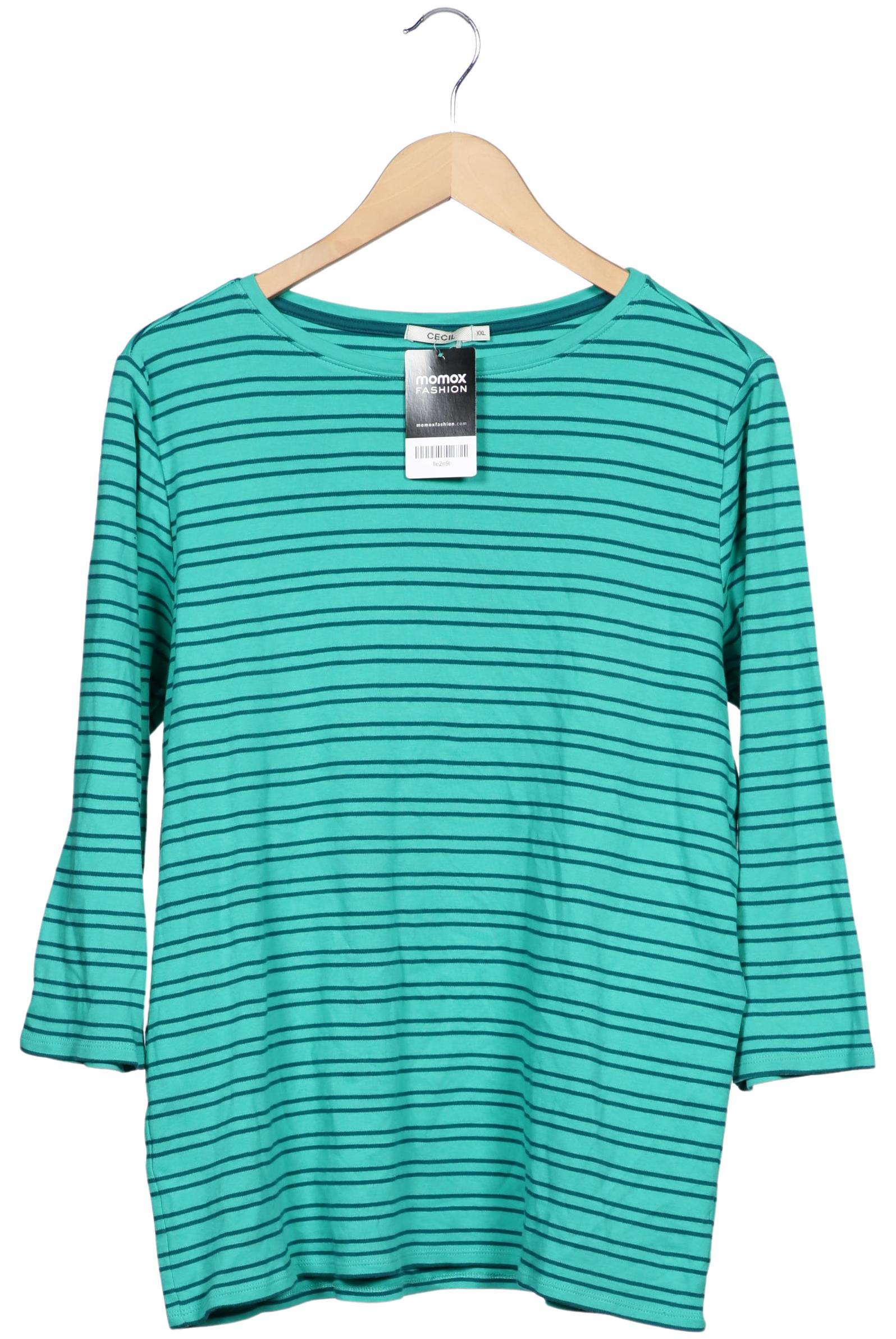 

Cecil Damen Langarmshirt, grün, Gr. 46