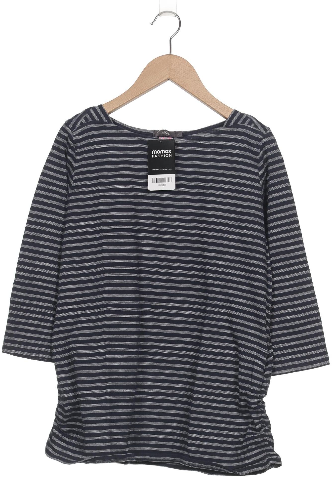 

Cecil Damen Langarmshirt, marineblau, Gr. 42