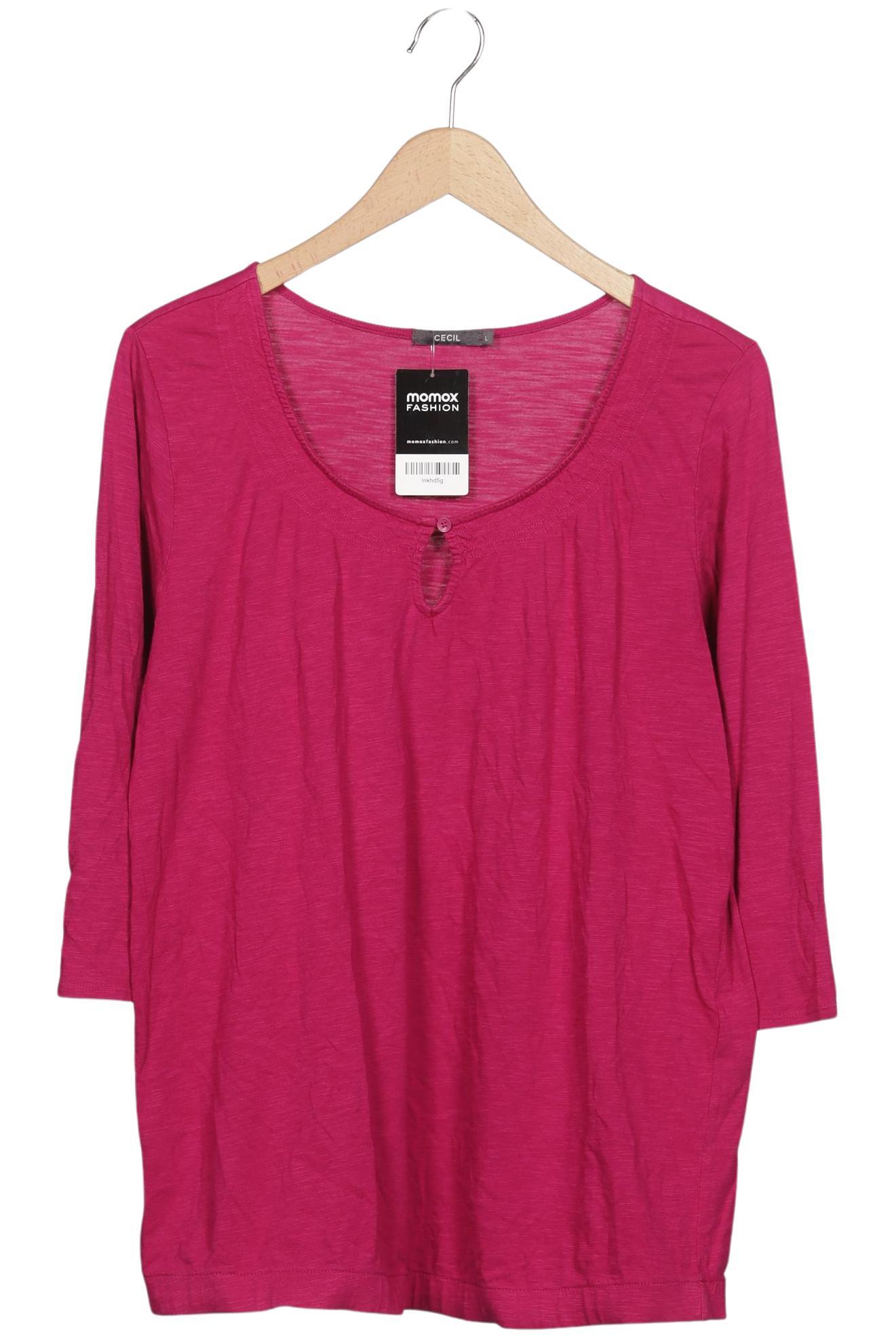 

Cecil Damen Langarmshirt, pink, Gr. 42