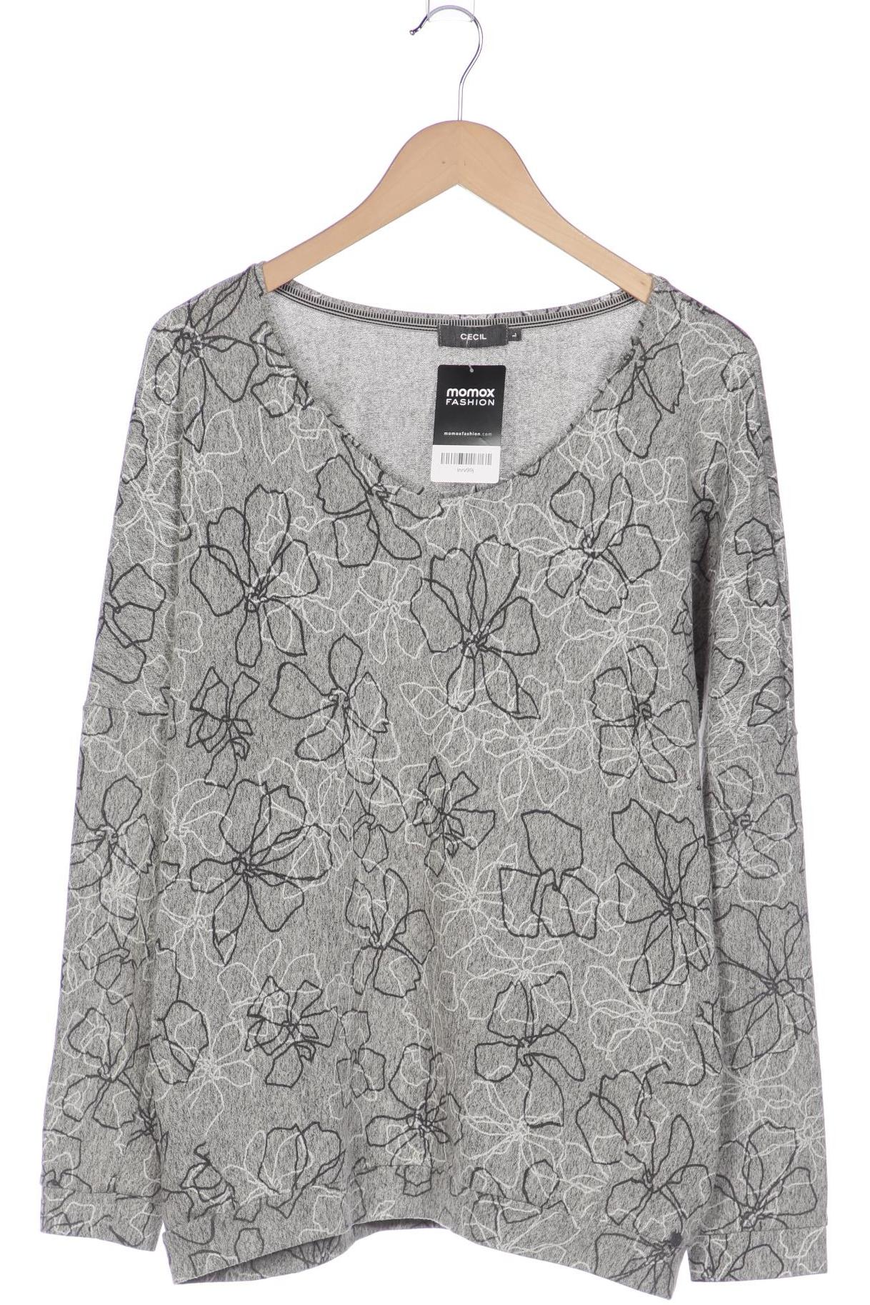

Cecil Damen Langarmshirt, grau, Gr. 42