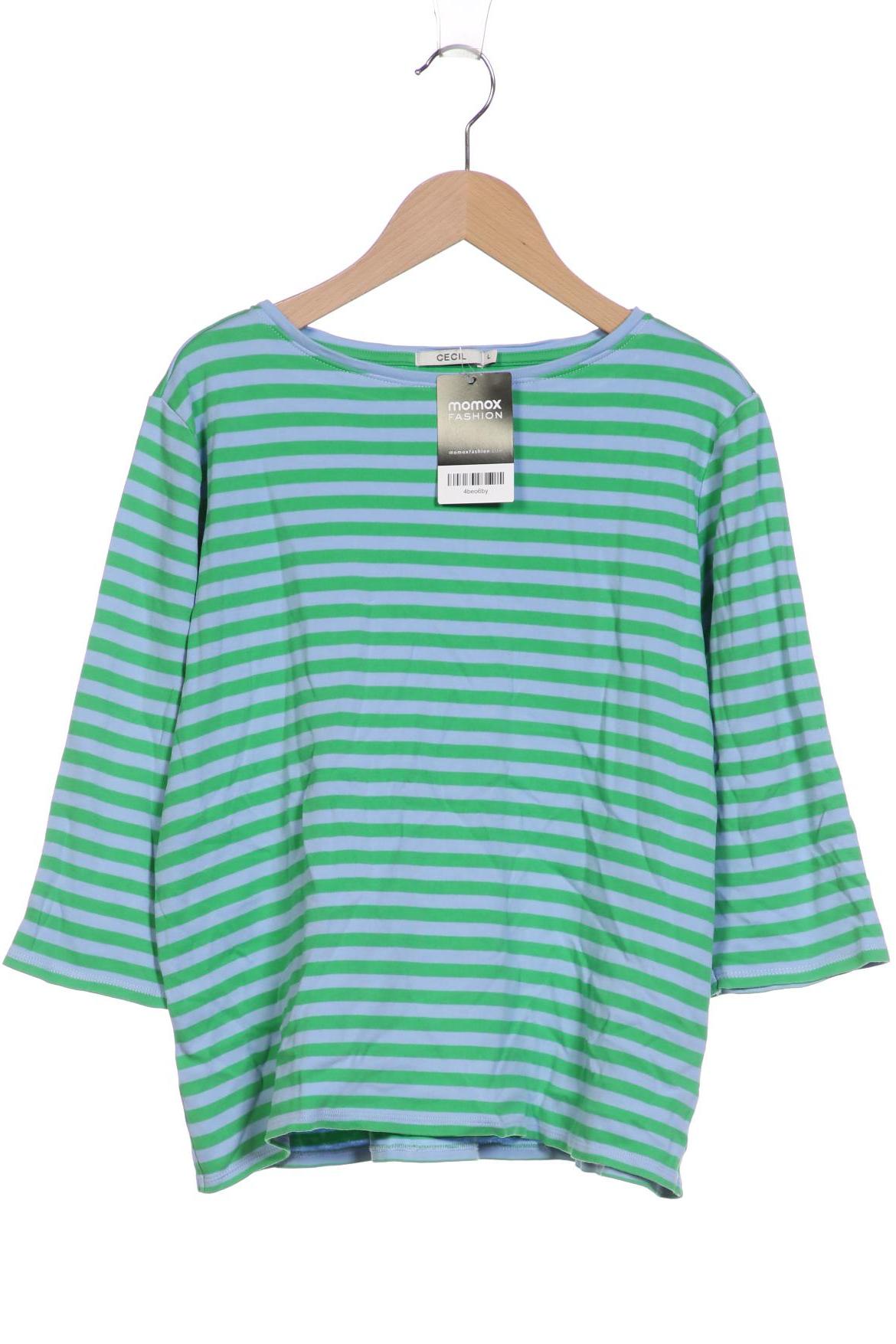 

Cecil Damen Langarmshirt, grün, Gr. 42
