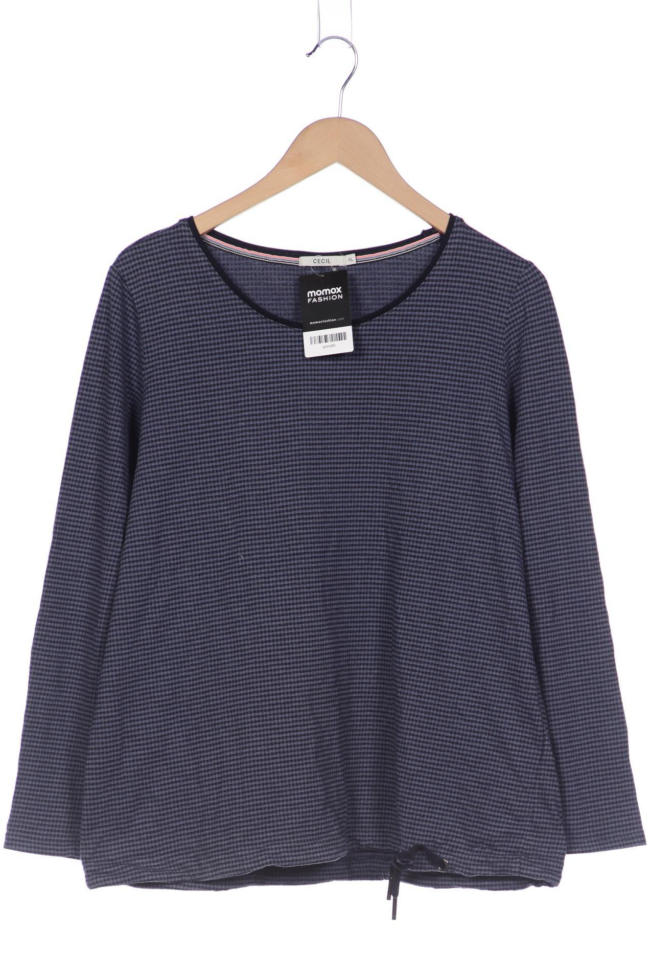 

Cecil Damen Langarmshirt, marineblau, Gr. 44