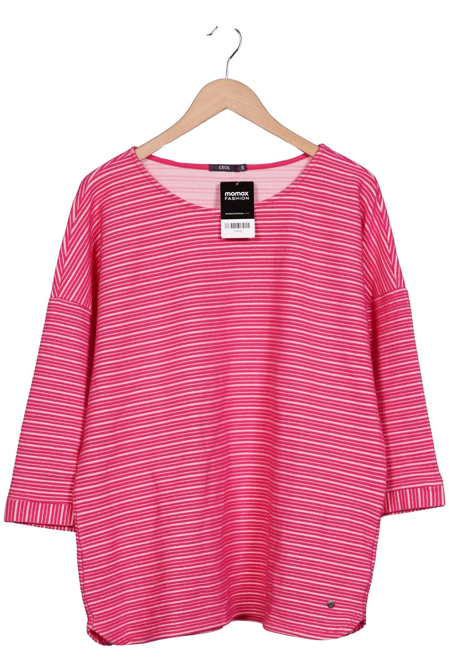 

Cecil Damen Langarmshirt, pink, Gr. 46
