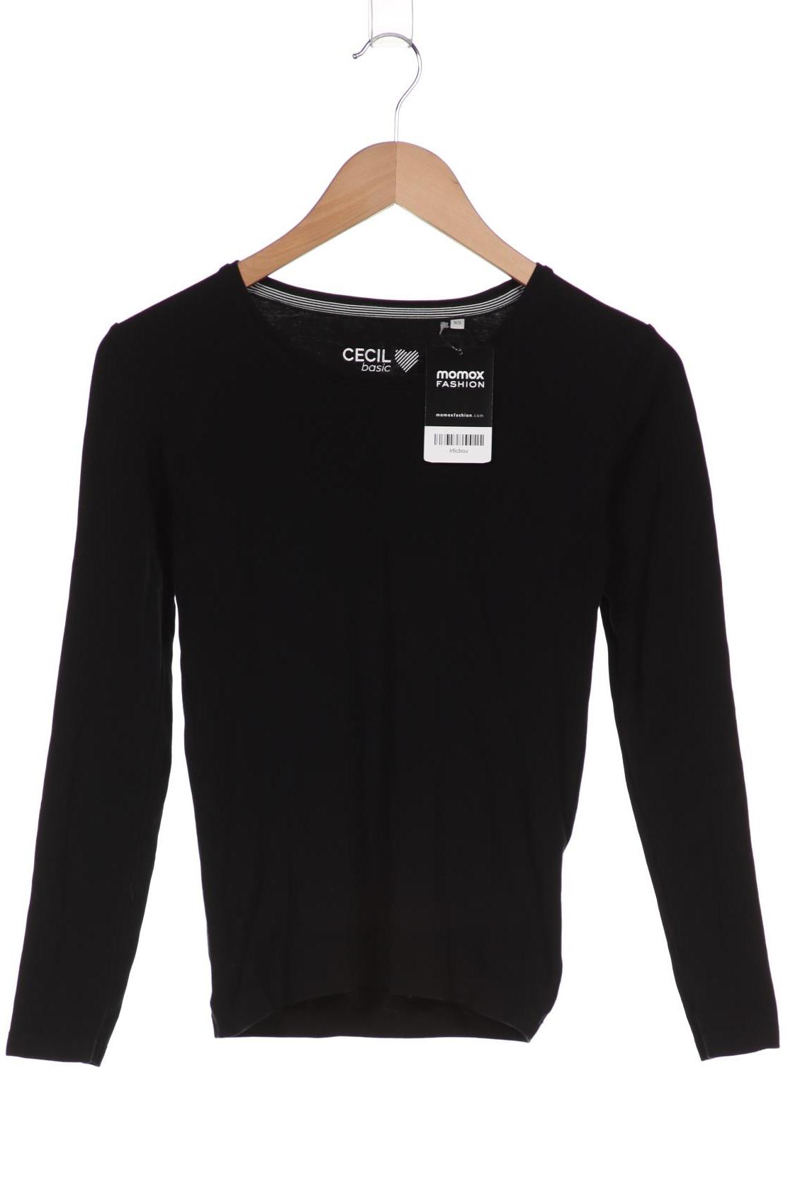 

CECIL Damen Langarmshirt, schwarz