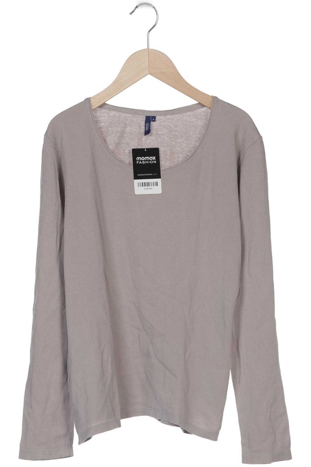 

Cecil Damen Langarmshirt, grau, Gr. 38