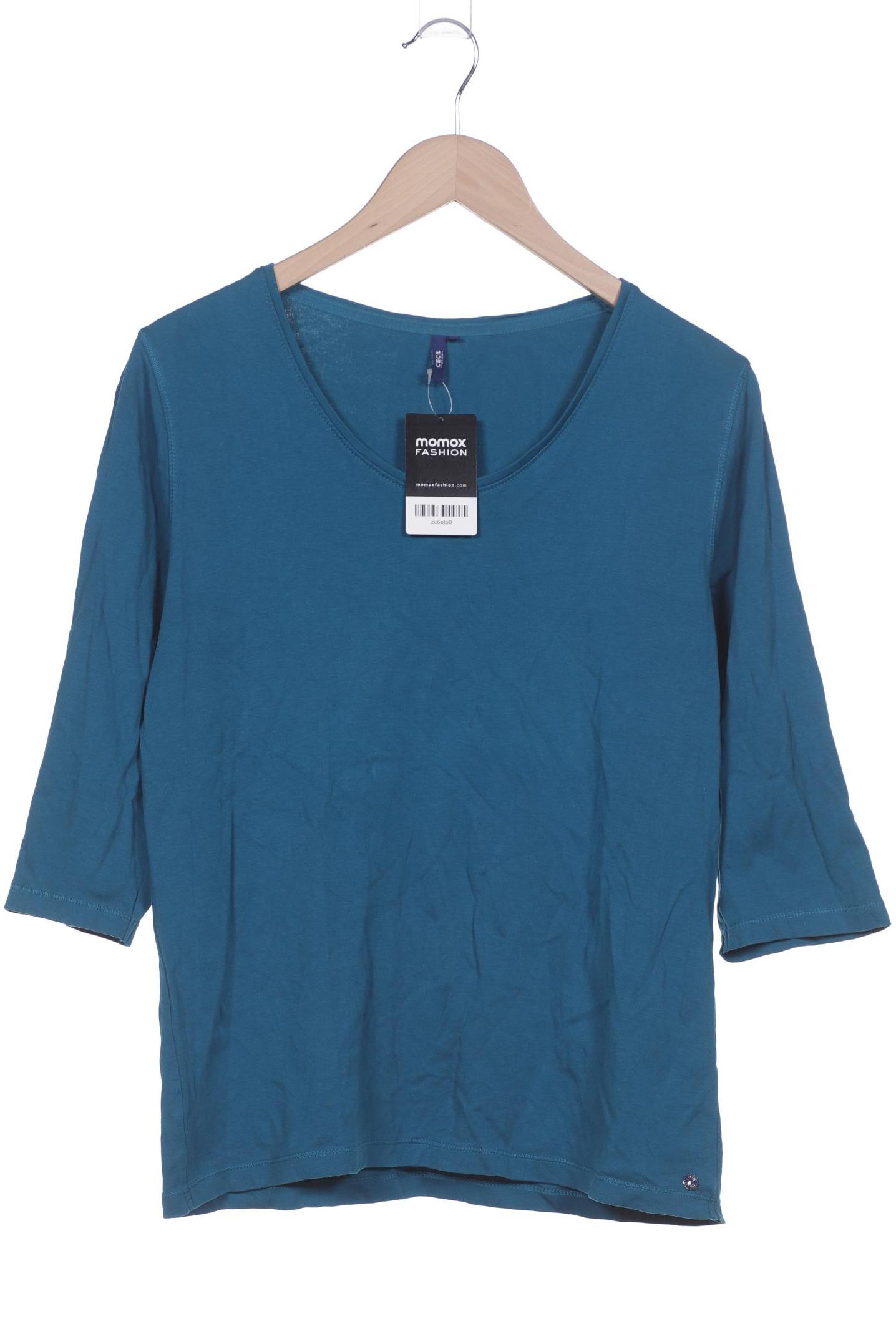 

Cecil Damen Langarmshirt, blau, Gr. 44