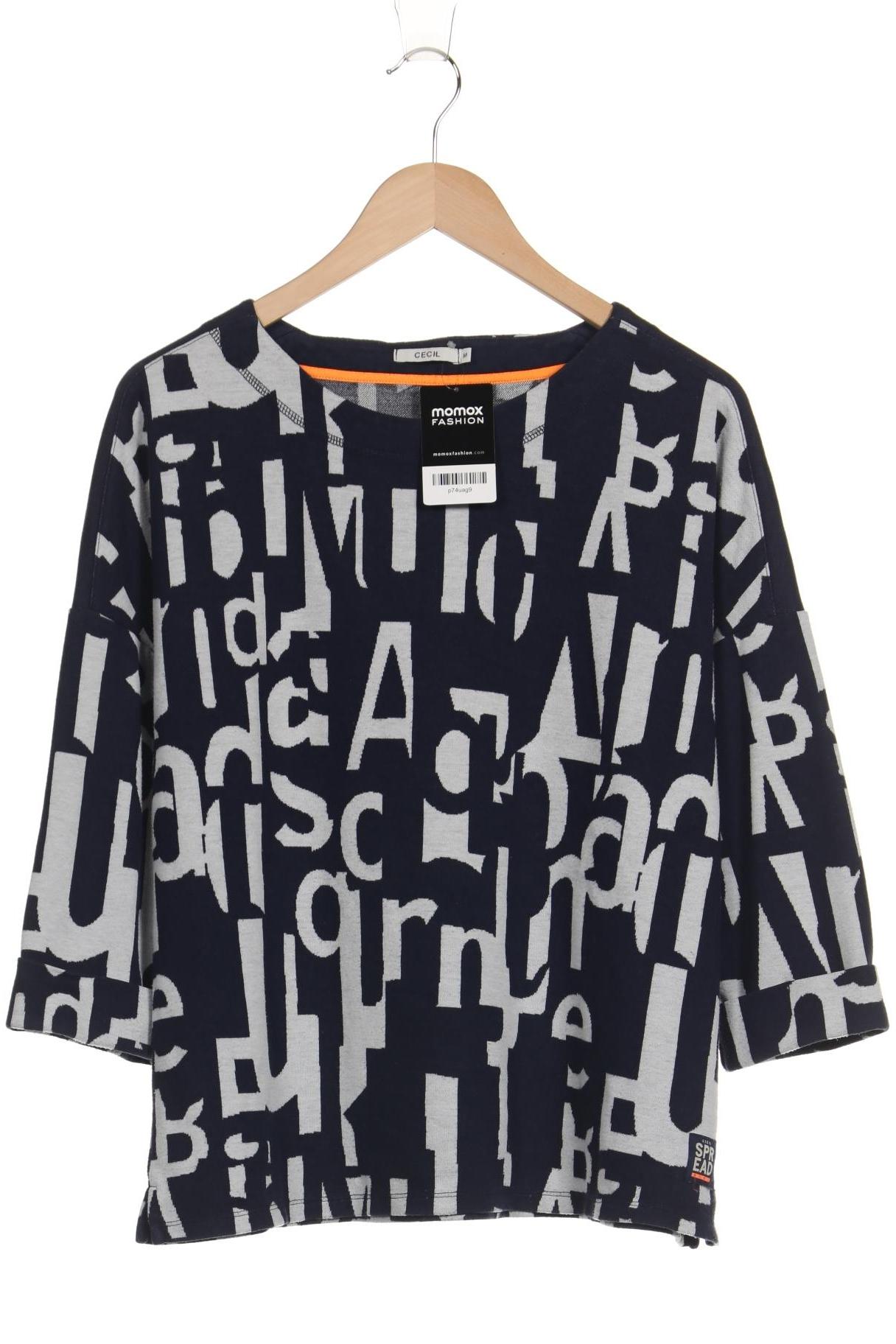 

Cecil Damen Langarmshirt, marineblau, Gr. 38