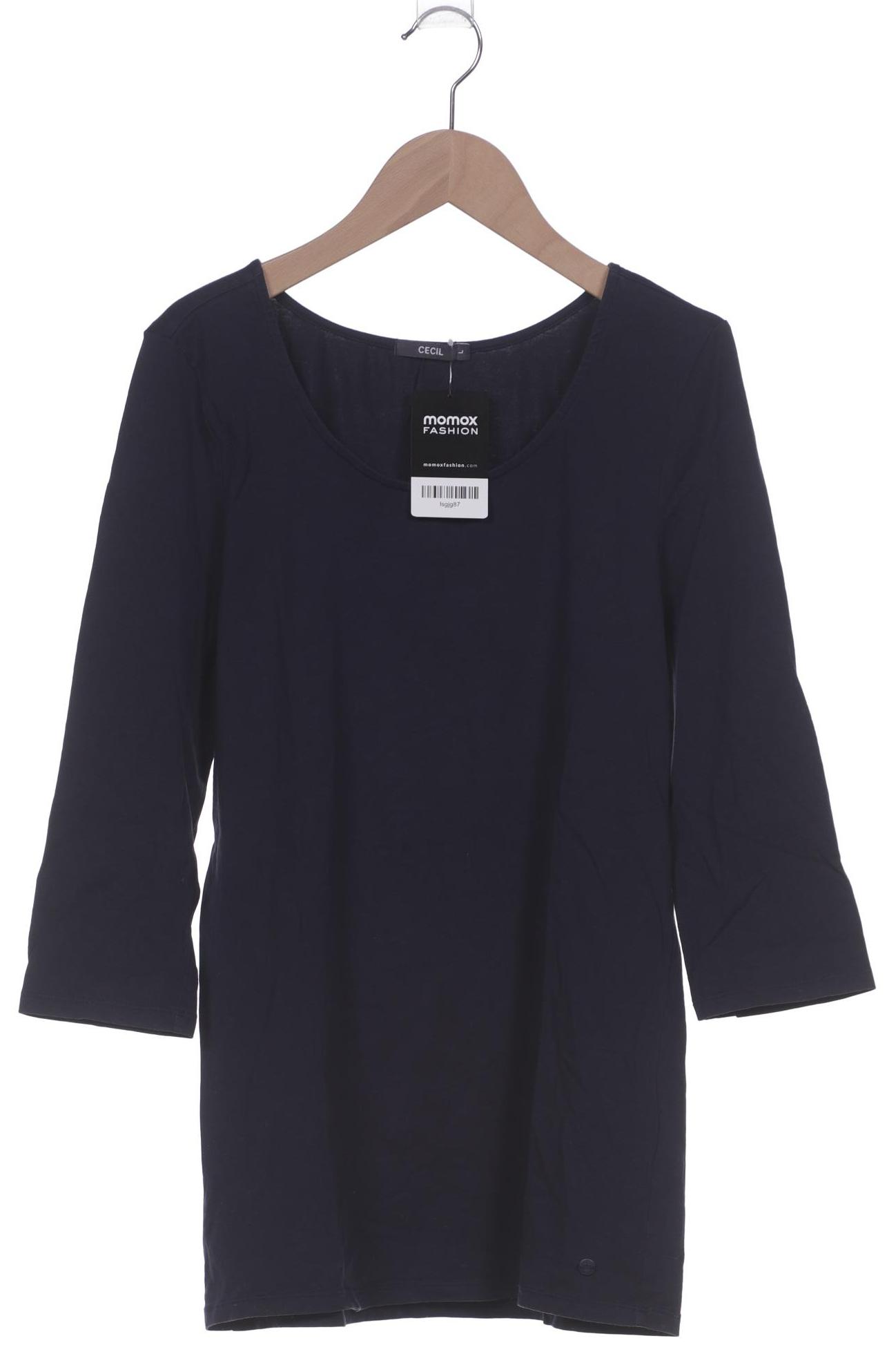 

Cecil Damen Langarmshirt, marineblau, Gr. 42
