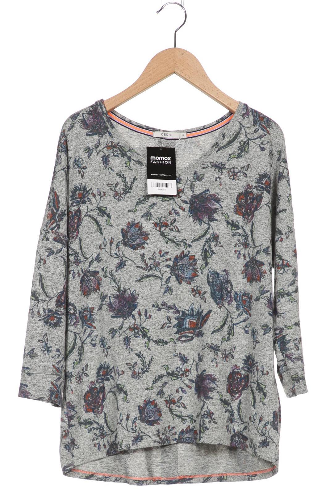 

Cecil Damen Langarmshirt, grau, Gr. 36