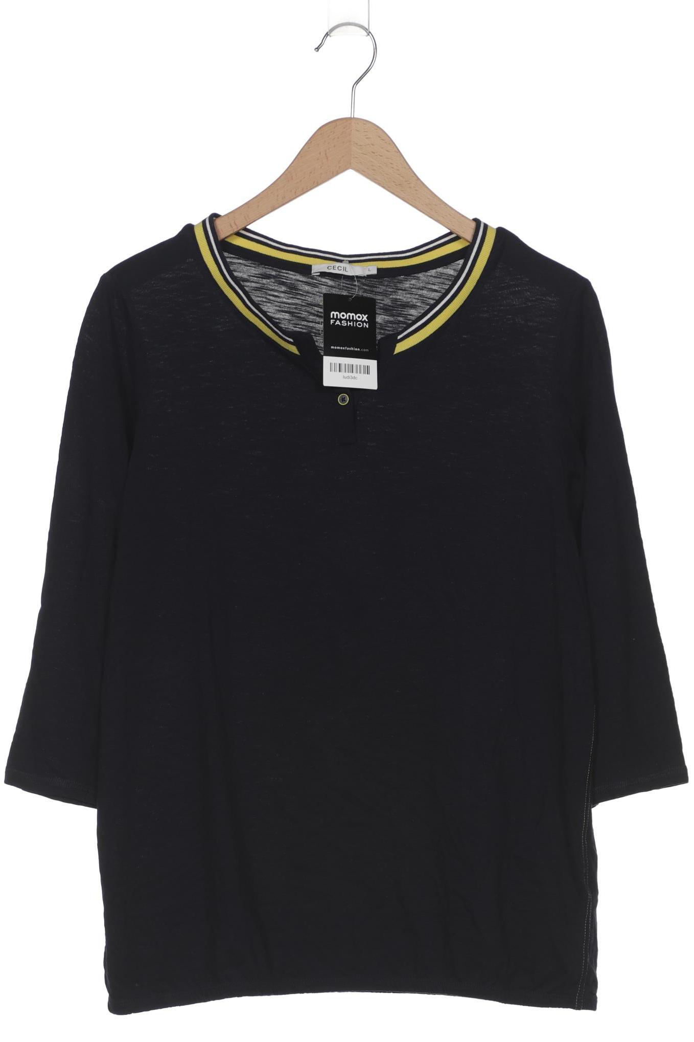 

Cecil Damen Langarmshirt, marineblau, Gr. 42