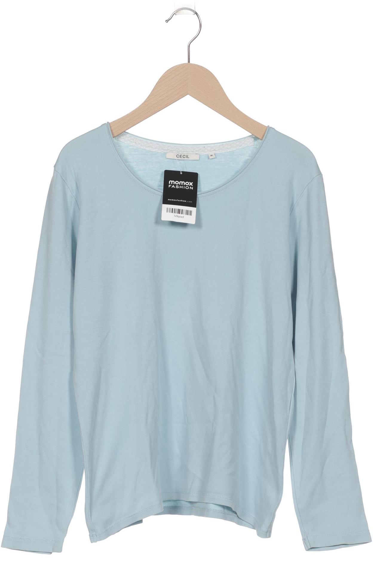 

Cecil Damen Langarmshirt, hellblau, Gr. 38