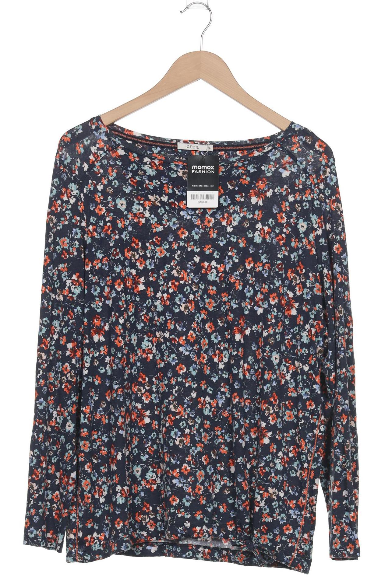 

Cecil Damen Langarmshirt, marineblau, Gr. 44