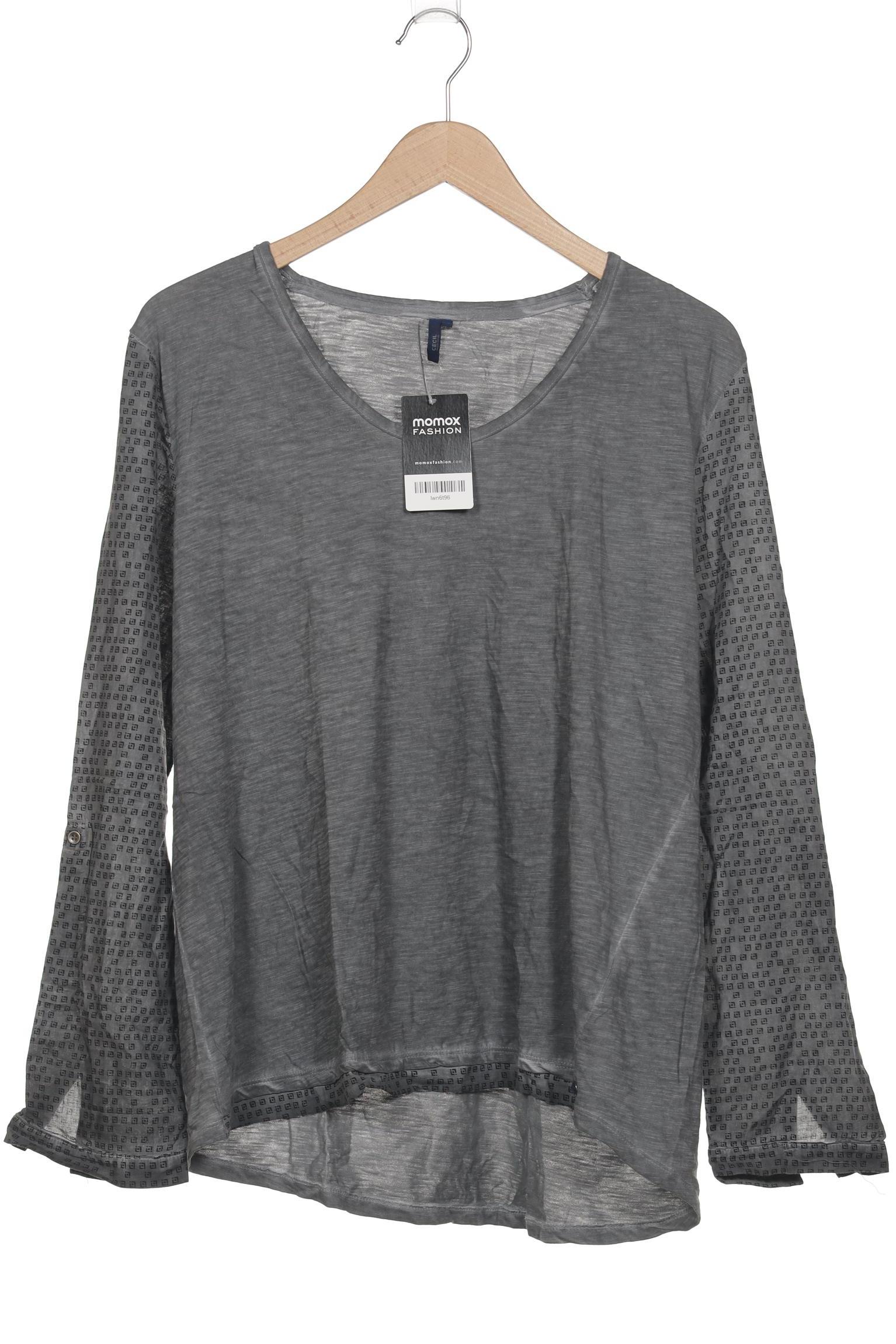 

Cecil Damen Langarmshirt, grau, Gr. 44