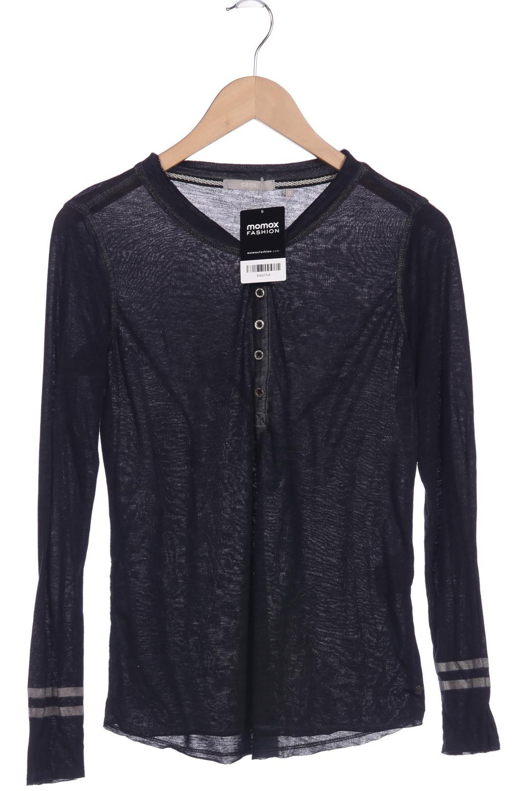 

Cecil Damen Langarmshirt, schwarz, Gr. 36