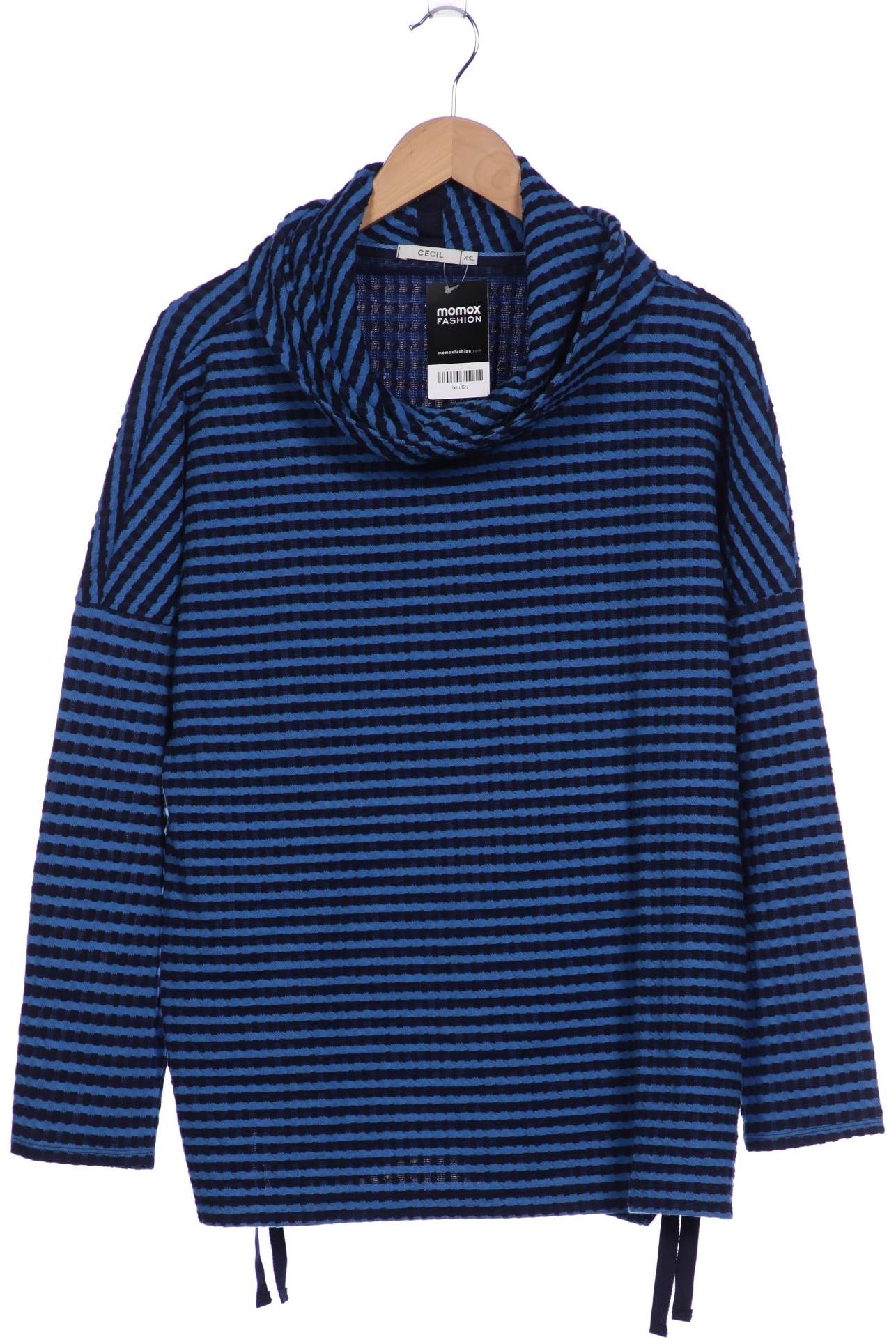 

Cecil Damen Langarmshirt, blau, Gr. 46