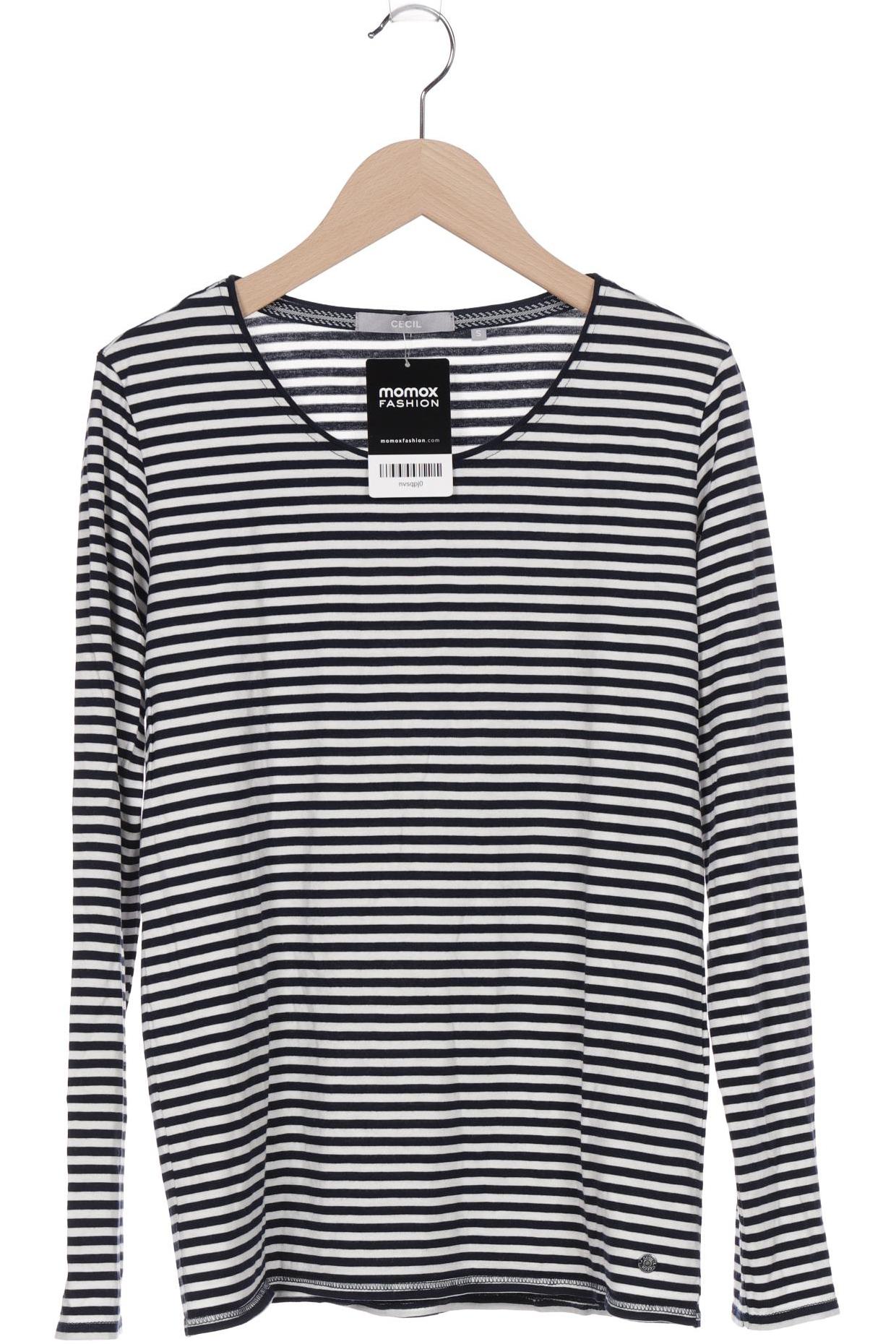 

Cecil Damen Langarmshirt, marineblau, Gr. 36