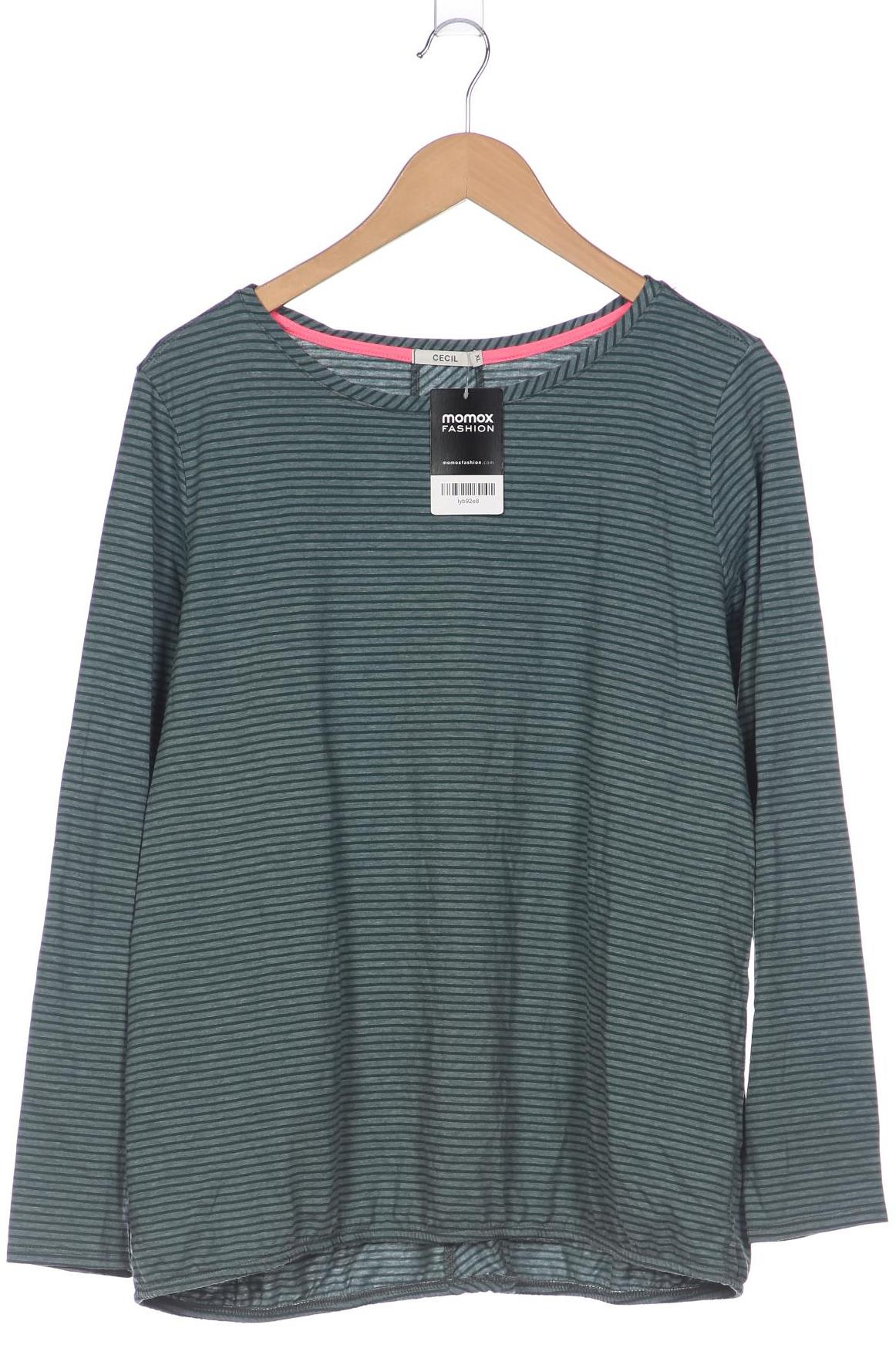 

Cecil Damen Langarmshirt, türkis, Gr. 44