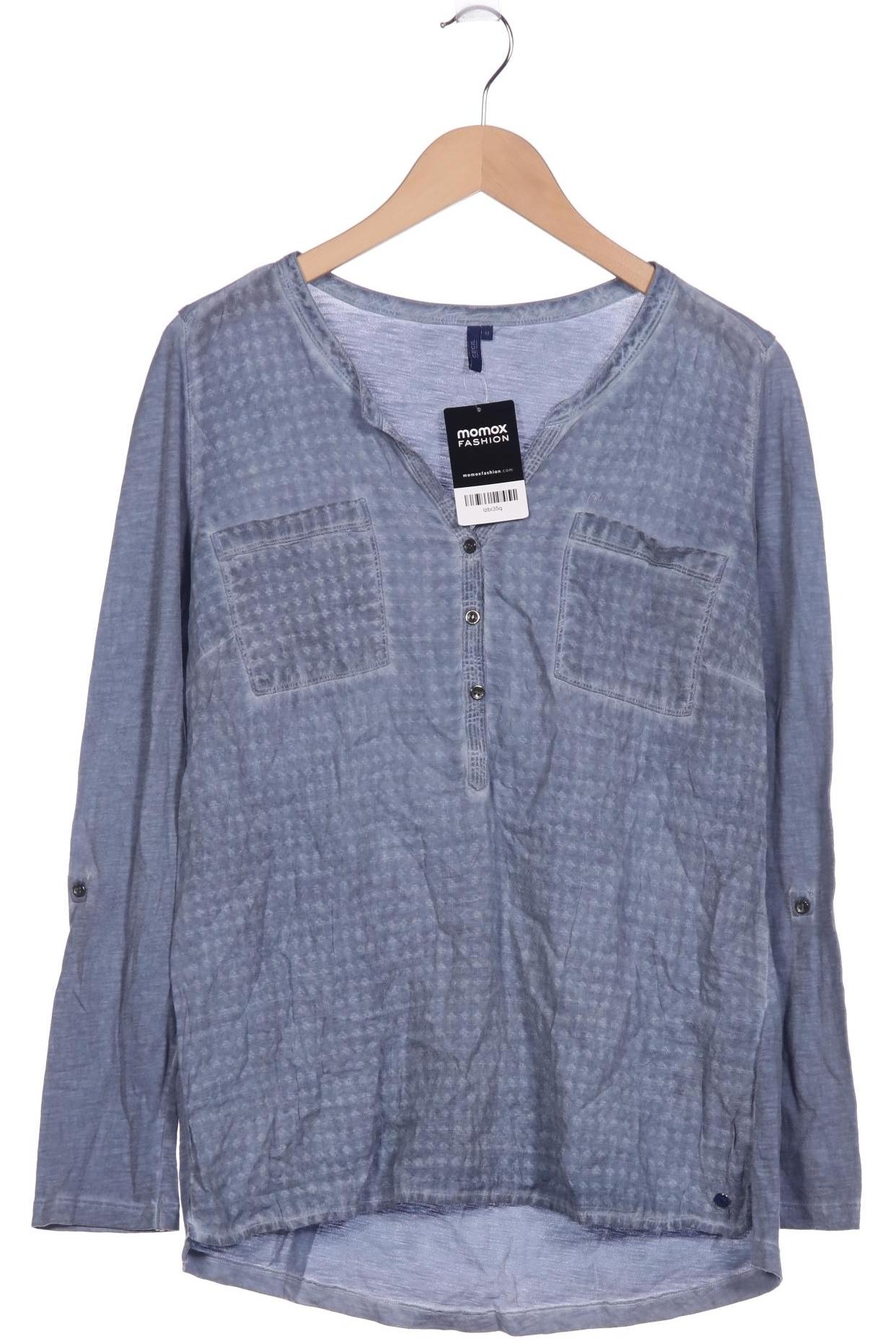 

Cecil Damen Langarmshirt, blau, Gr. 38