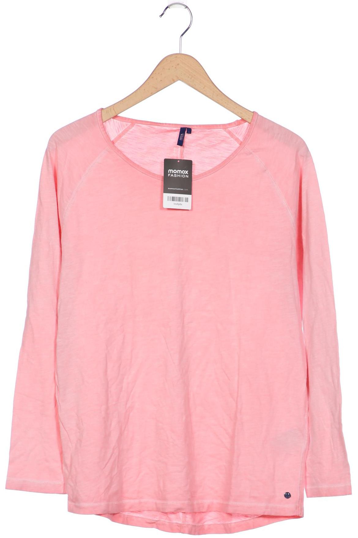 

Cecil Damen Langarmshirt, pink, Gr. 42