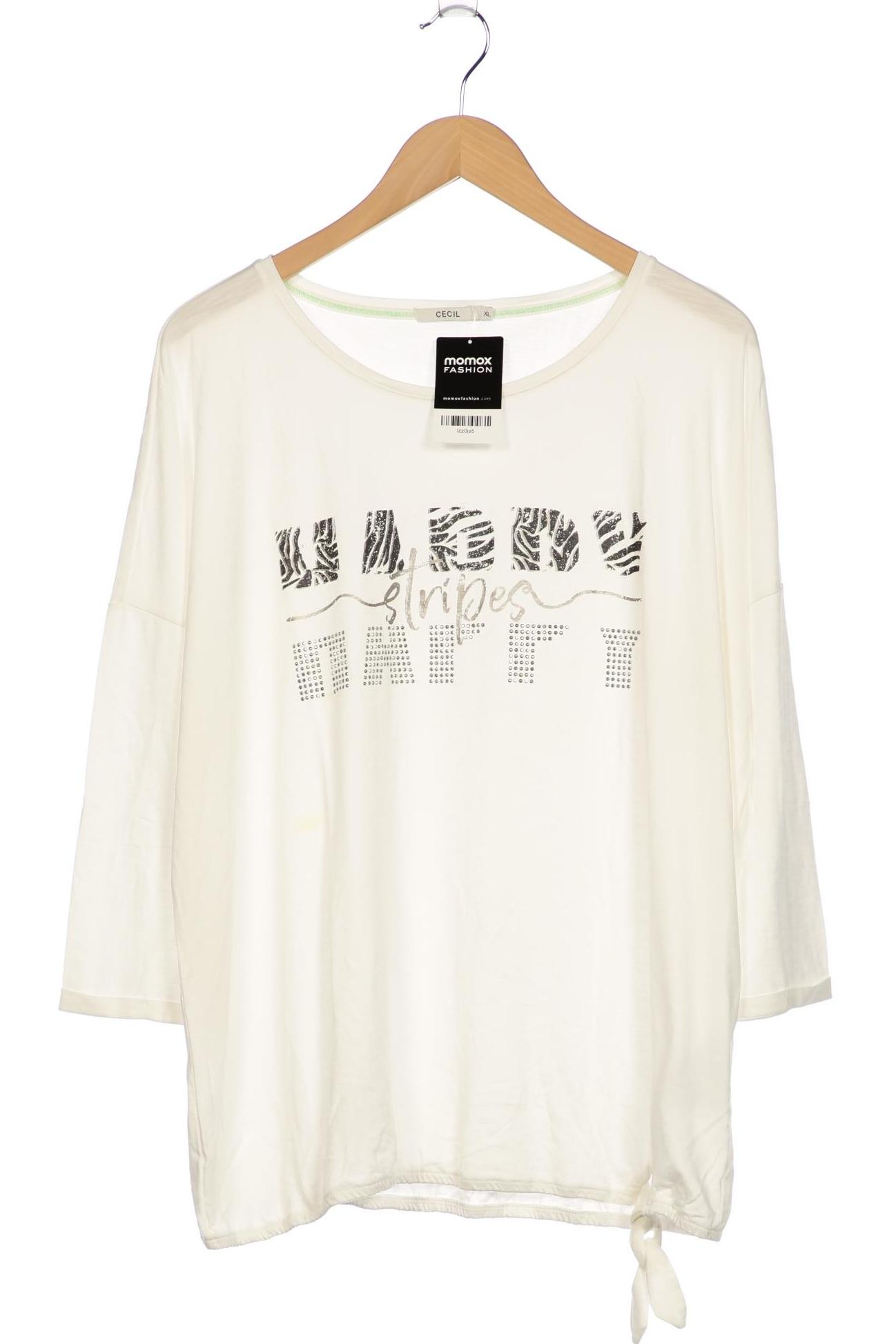

Cecil Damen Langarmshirt, weiß, Gr. 44
