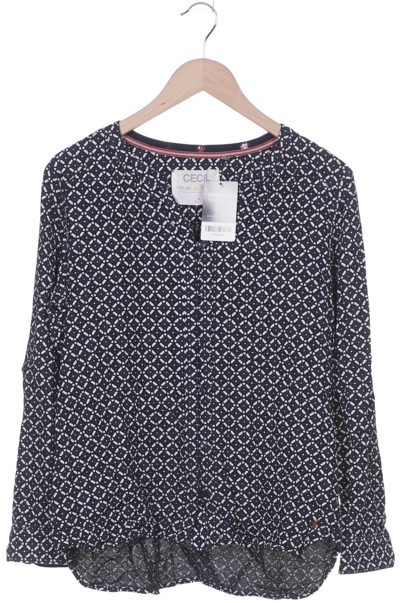 

Cecil Damen Langarmshirt, marineblau, Gr. 38