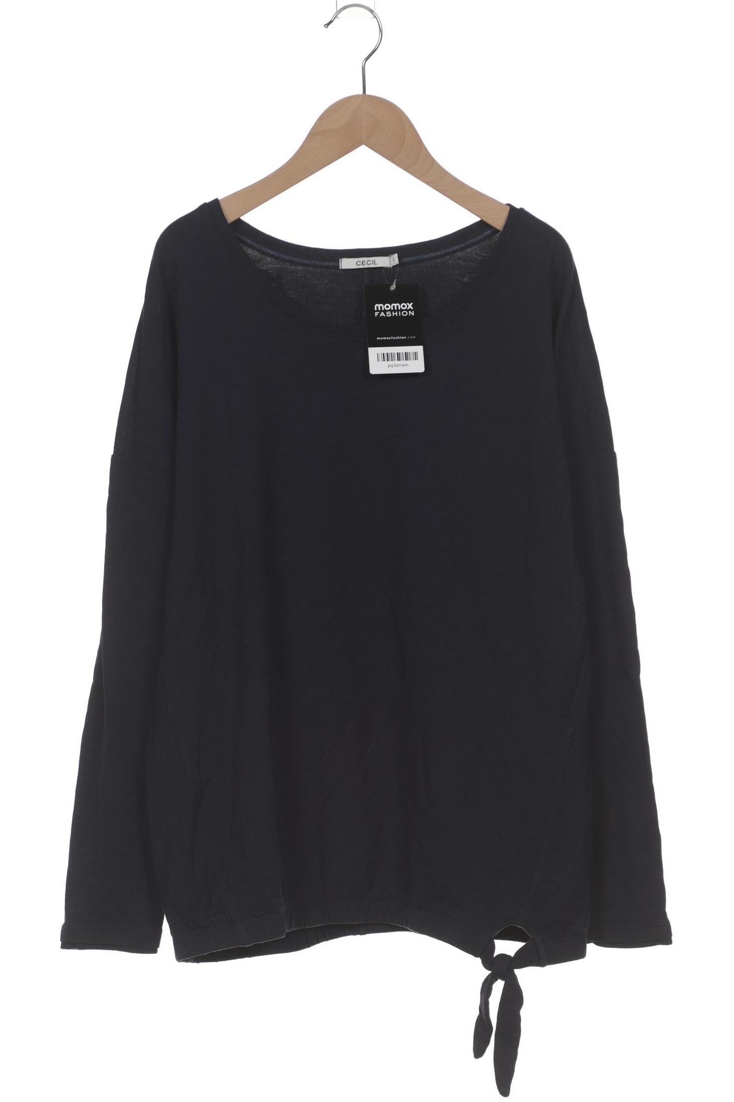 

Cecil Damen Langarmshirt, marineblau, Gr. 42