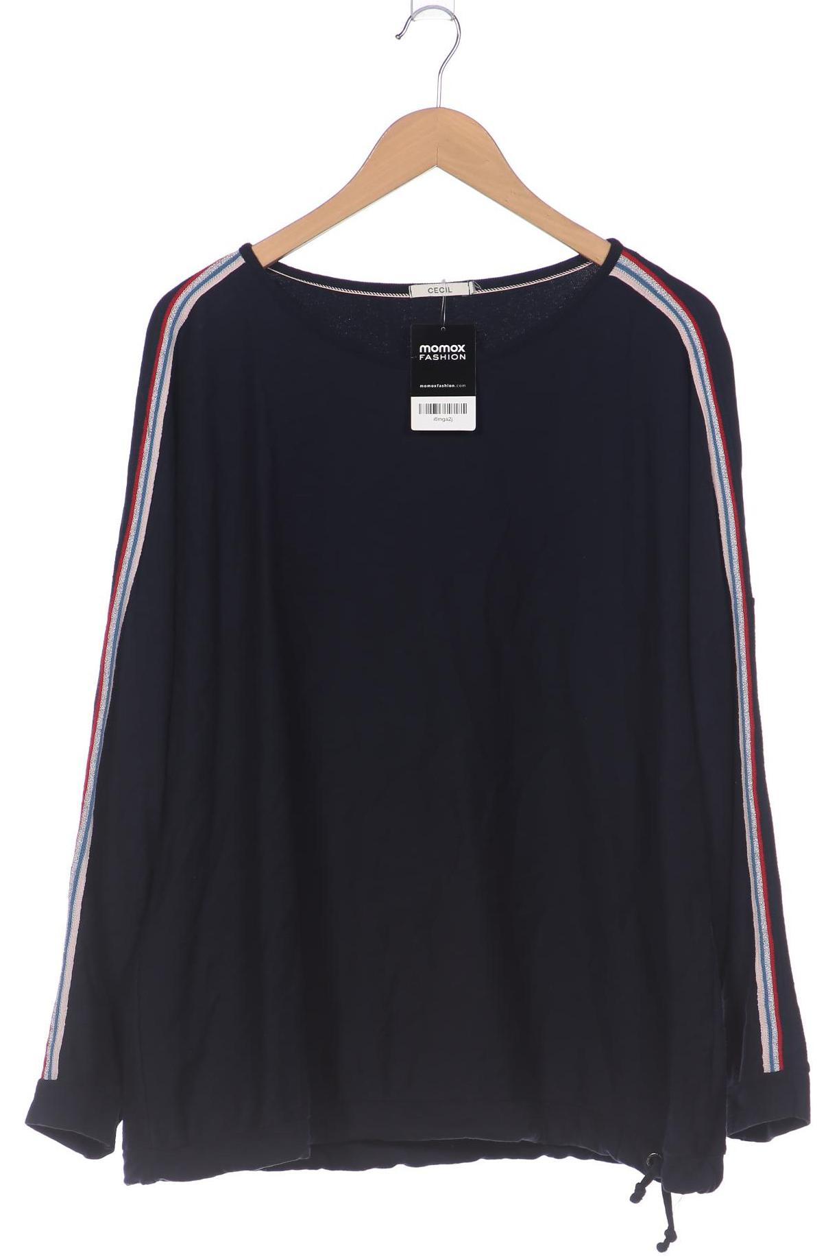 

Cecil Damen Langarmshirt, marineblau, Gr. 46