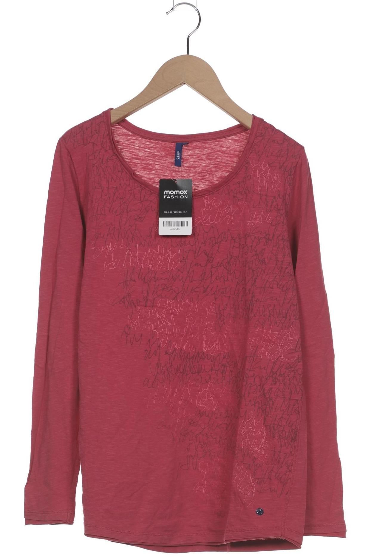 

Cecil Damen Langarmshirt, pink, Gr. 36