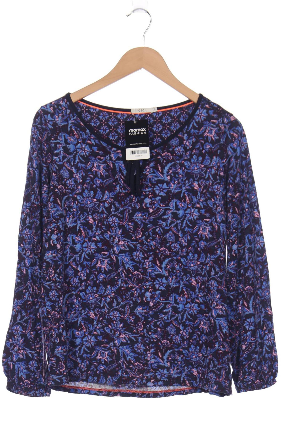 

Cecil Damen Langarmshirt, blau, Gr. 36