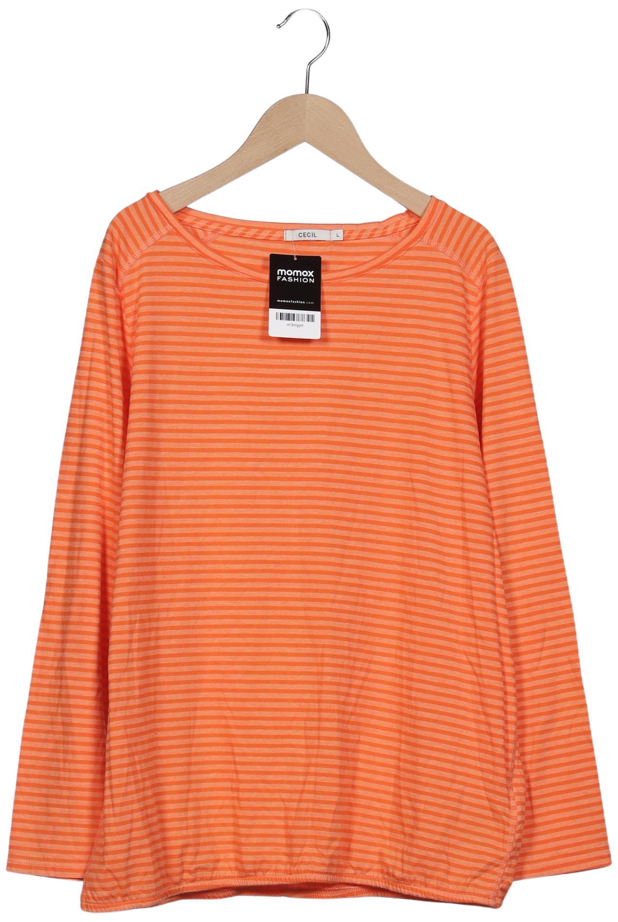 Thumbnail - Cecil Damen Langarmshirt, orange, Gr. 42