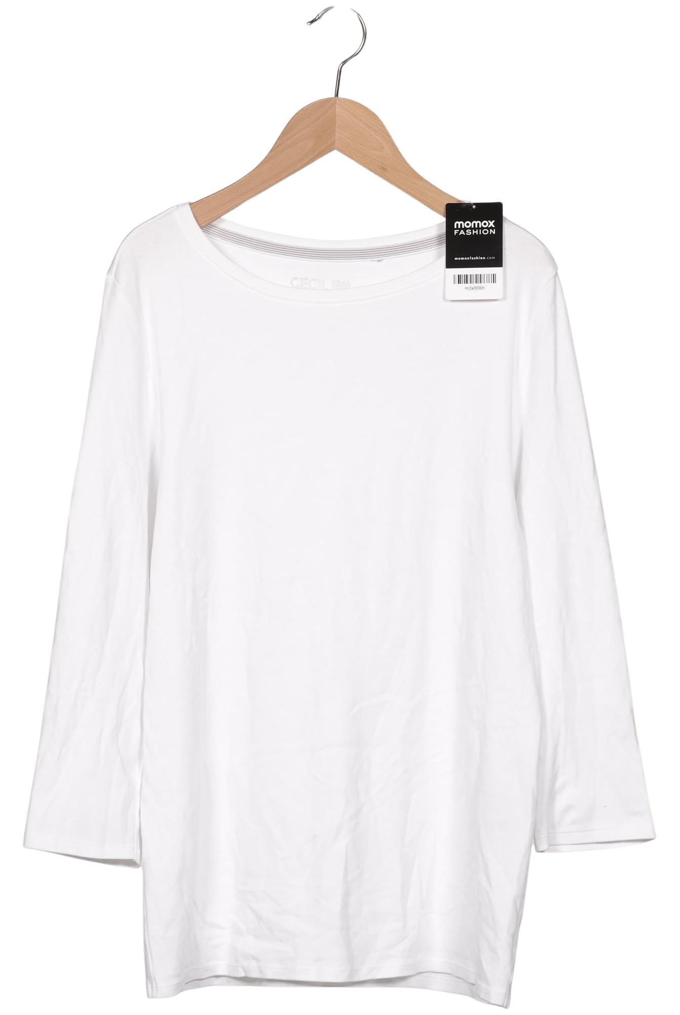 

Cecil Damen Langarmshirt, weiß, Gr. 42