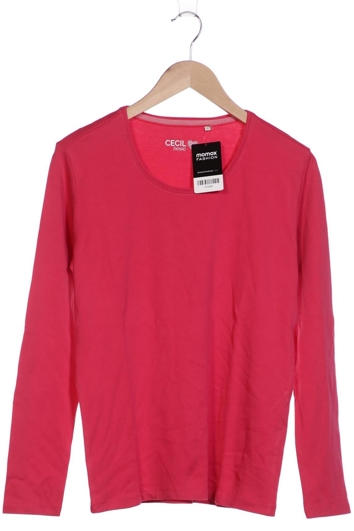

Cecil Damen Langarmshirt, pink, Gr. 42