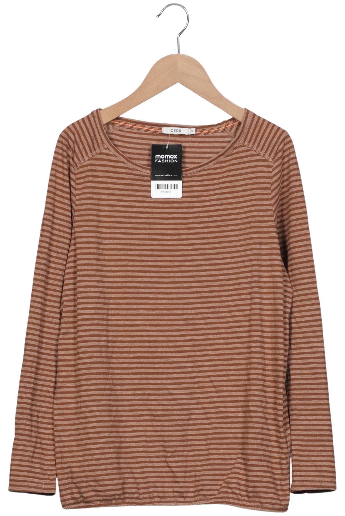 

Cecil Damen Langarmshirt, braun, Gr. 36