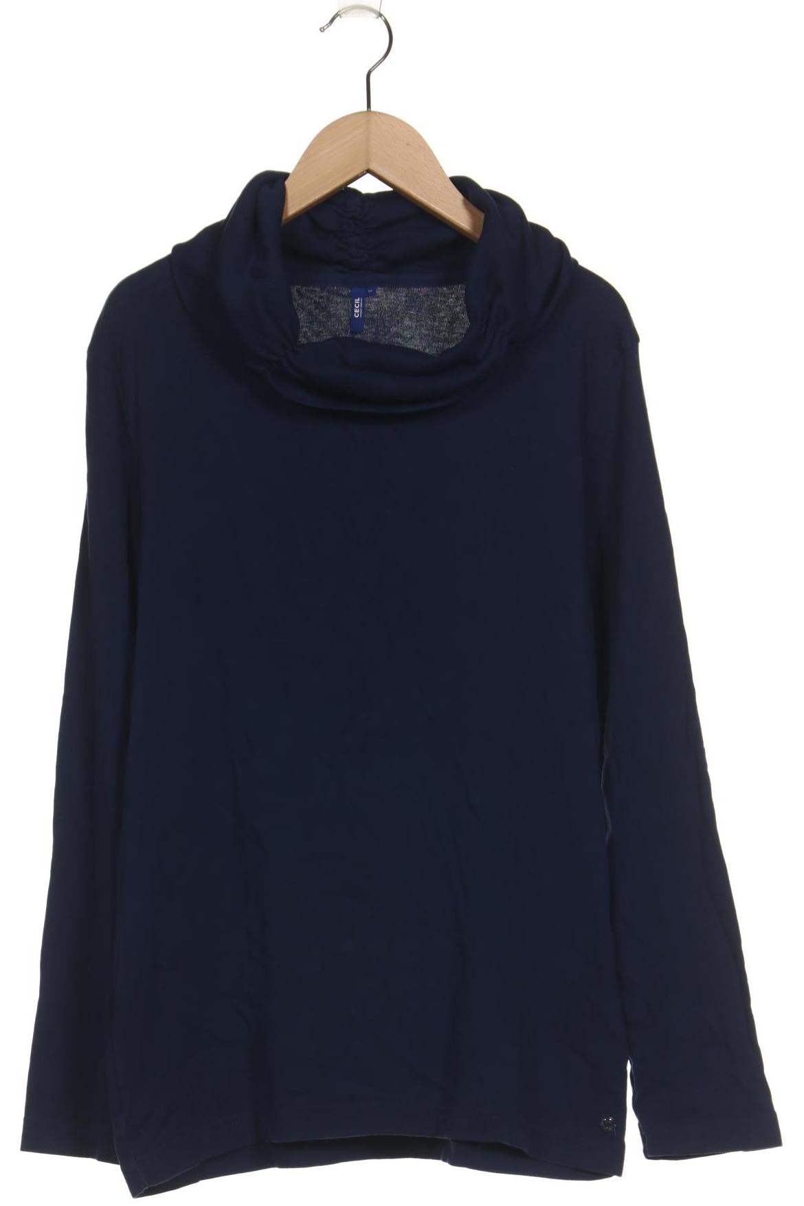 

Cecil Damen Langarmshirt, marineblau, Gr. 44