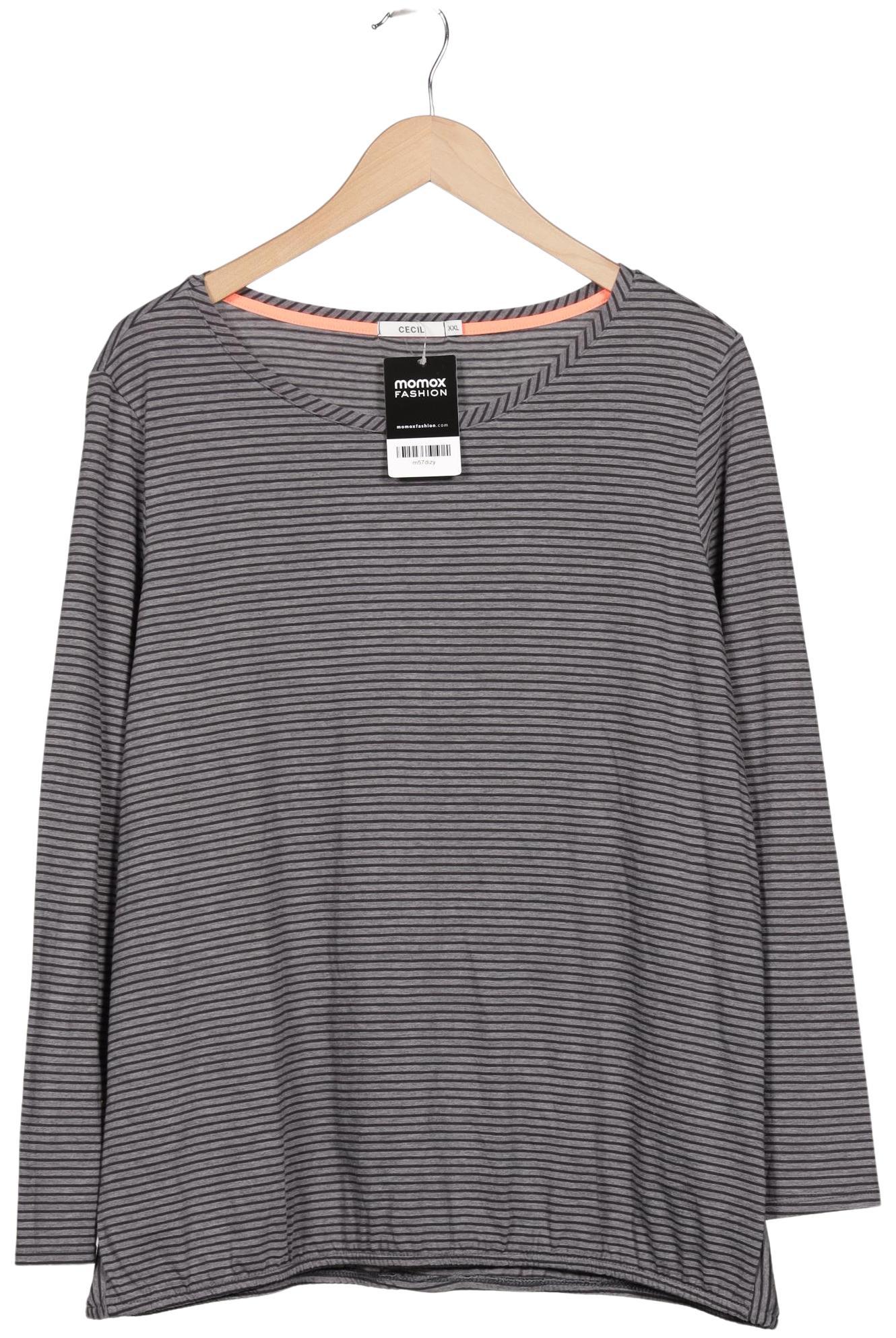 

Cecil Damen Langarmshirt, grau, Gr. 46