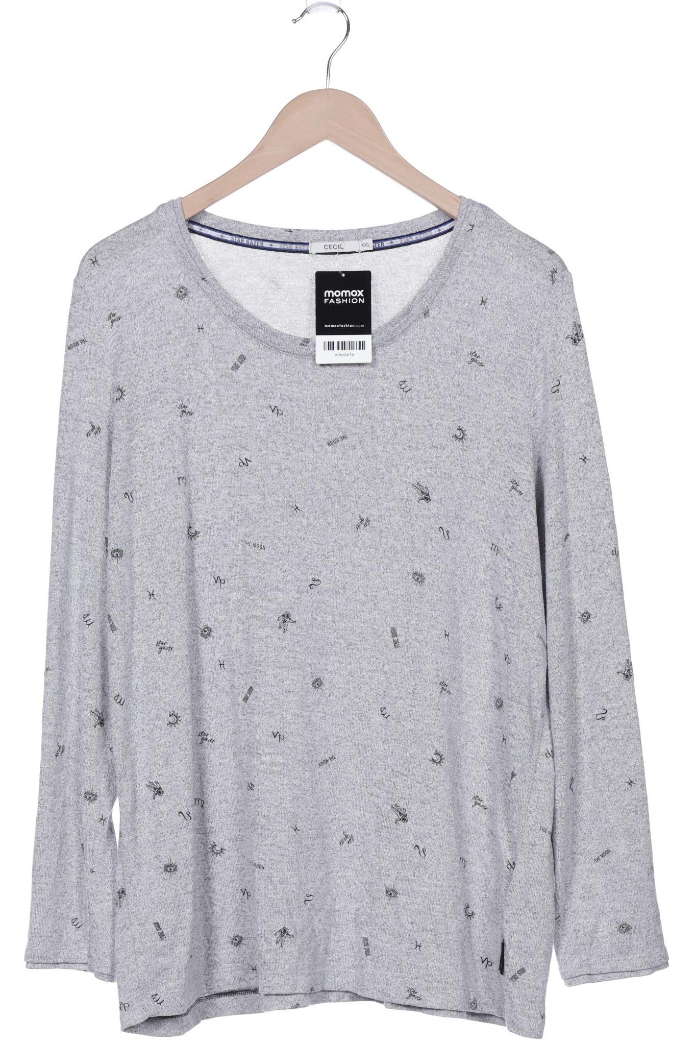 

Cecil Damen Langarmshirt, grau, Gr. 46