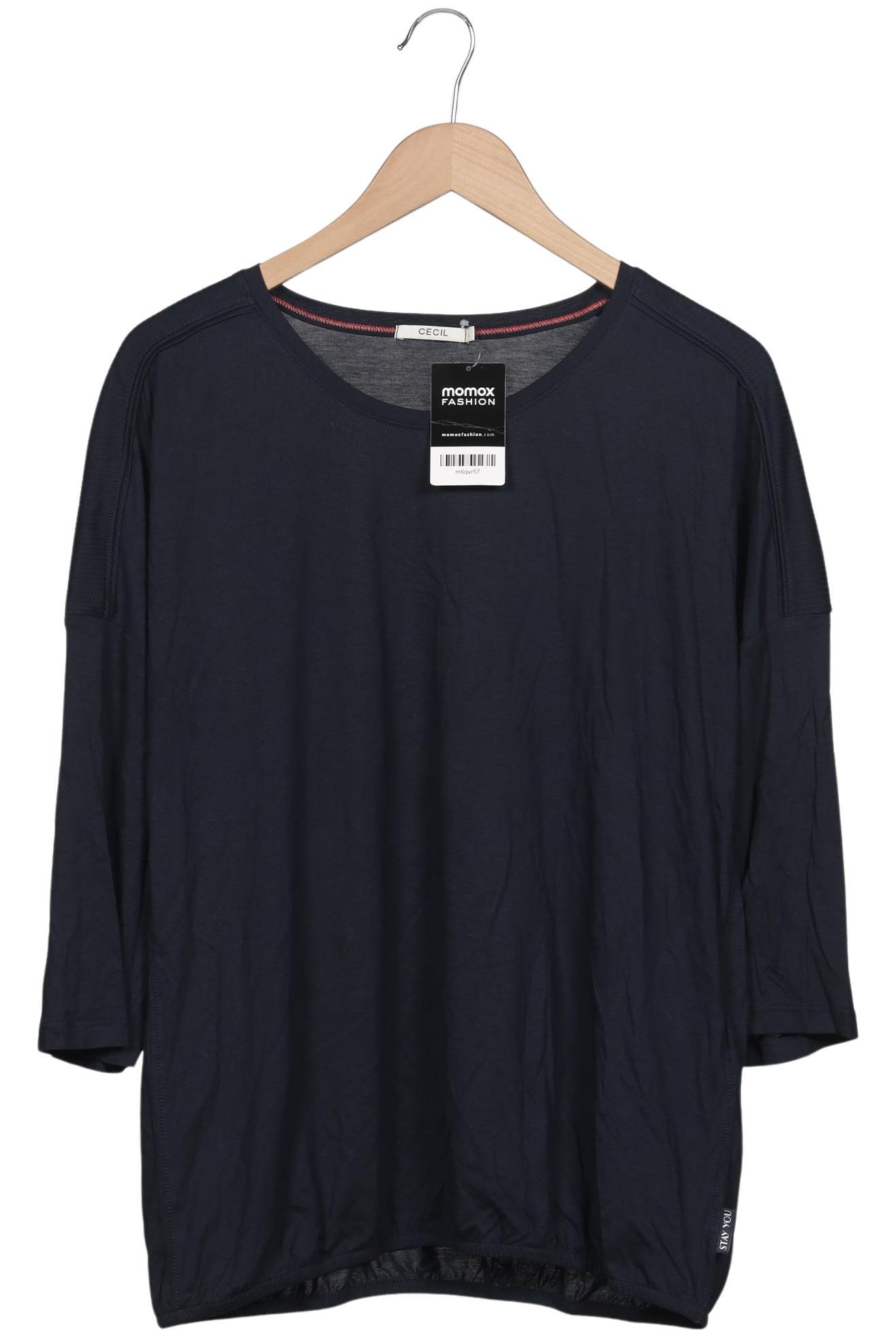 

Cecil Damen Langarmshirt, marineblau, Gr. 42