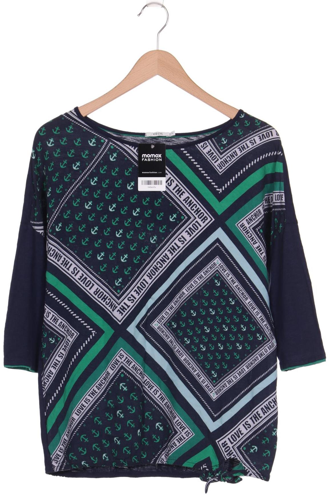 

Cecil Damen Langarmshirt, marineblau, Gr. 36