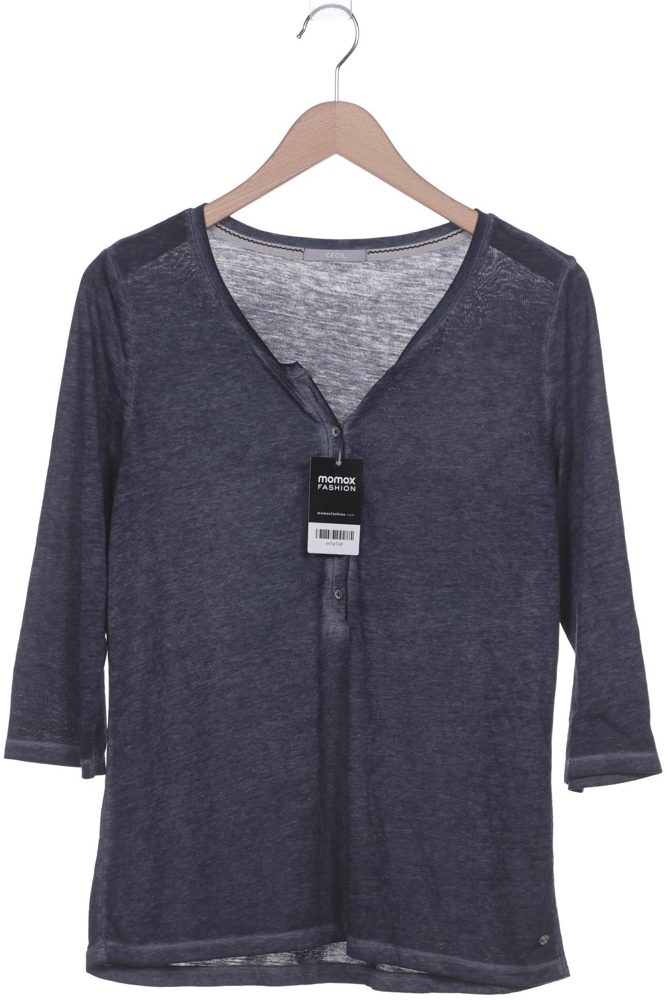 

Cecil Damen Langarmshirt, blau, Gr. 42