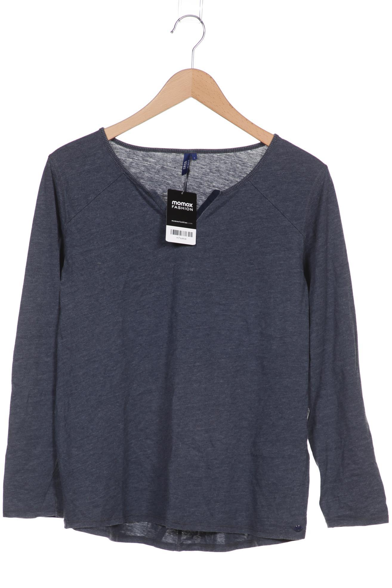 

Cecil Damen Langarmshirt, marineblau, Gr. 42