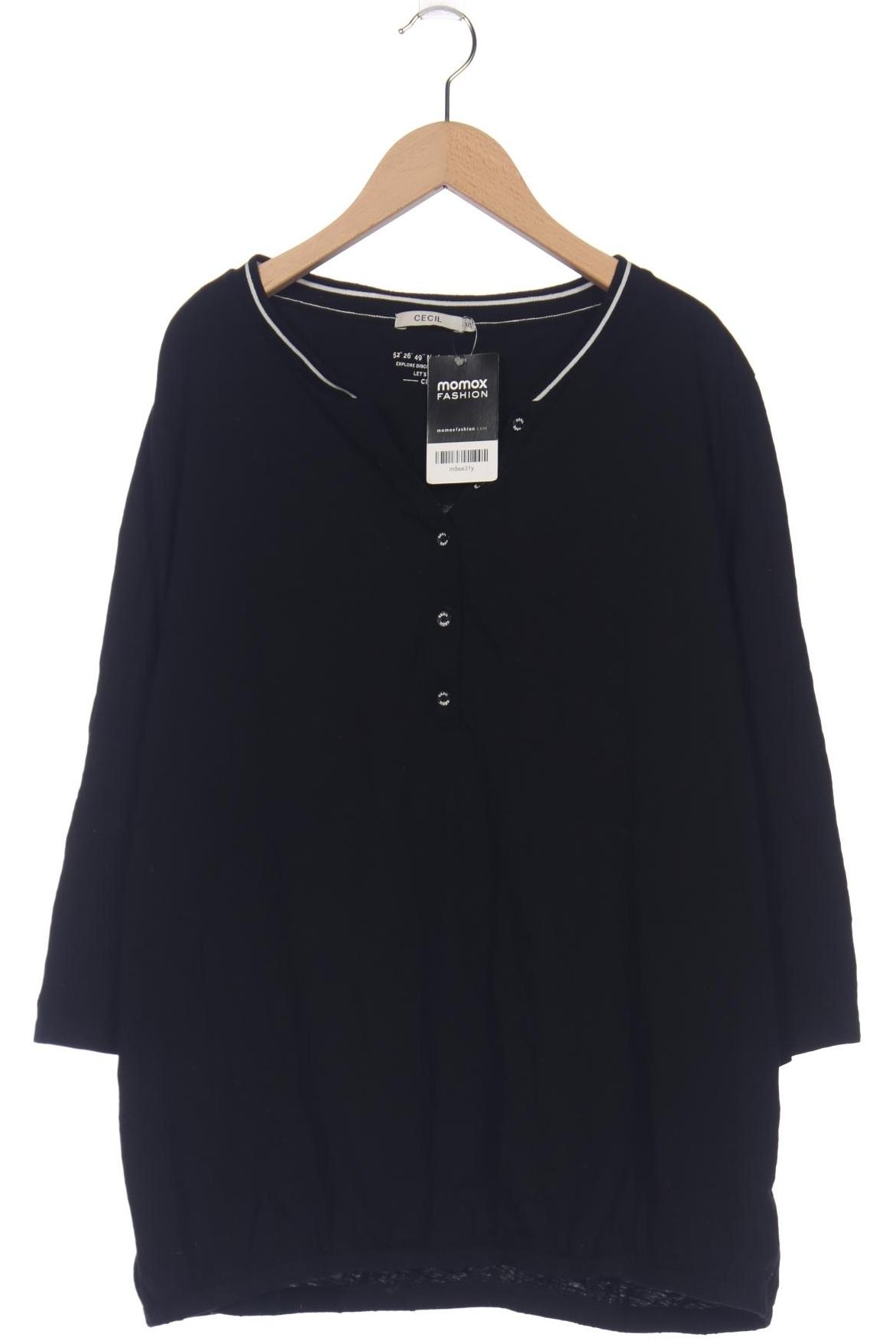 

Cecil Damen Langarmshirt, schwarz, Gr. 46