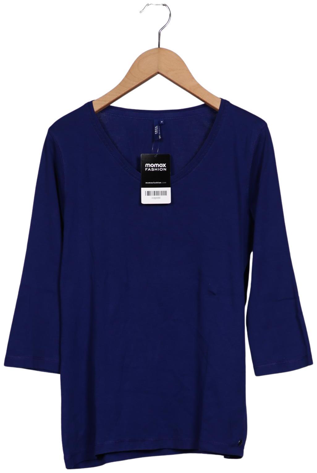 

Cecil Damen Langarmshirt, blau, Gr. 38