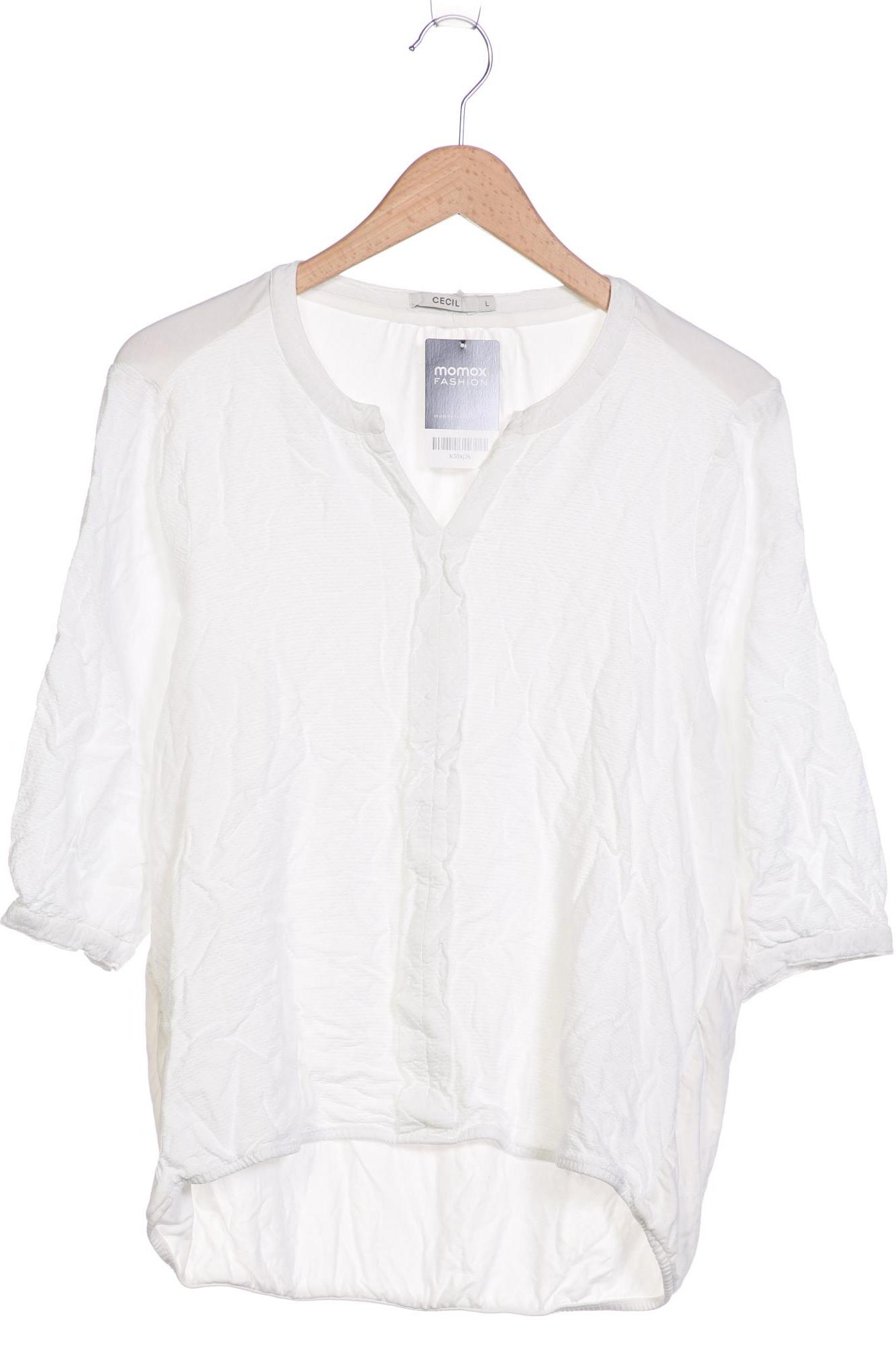 

CECIL Damen Langarmshirt, weiß